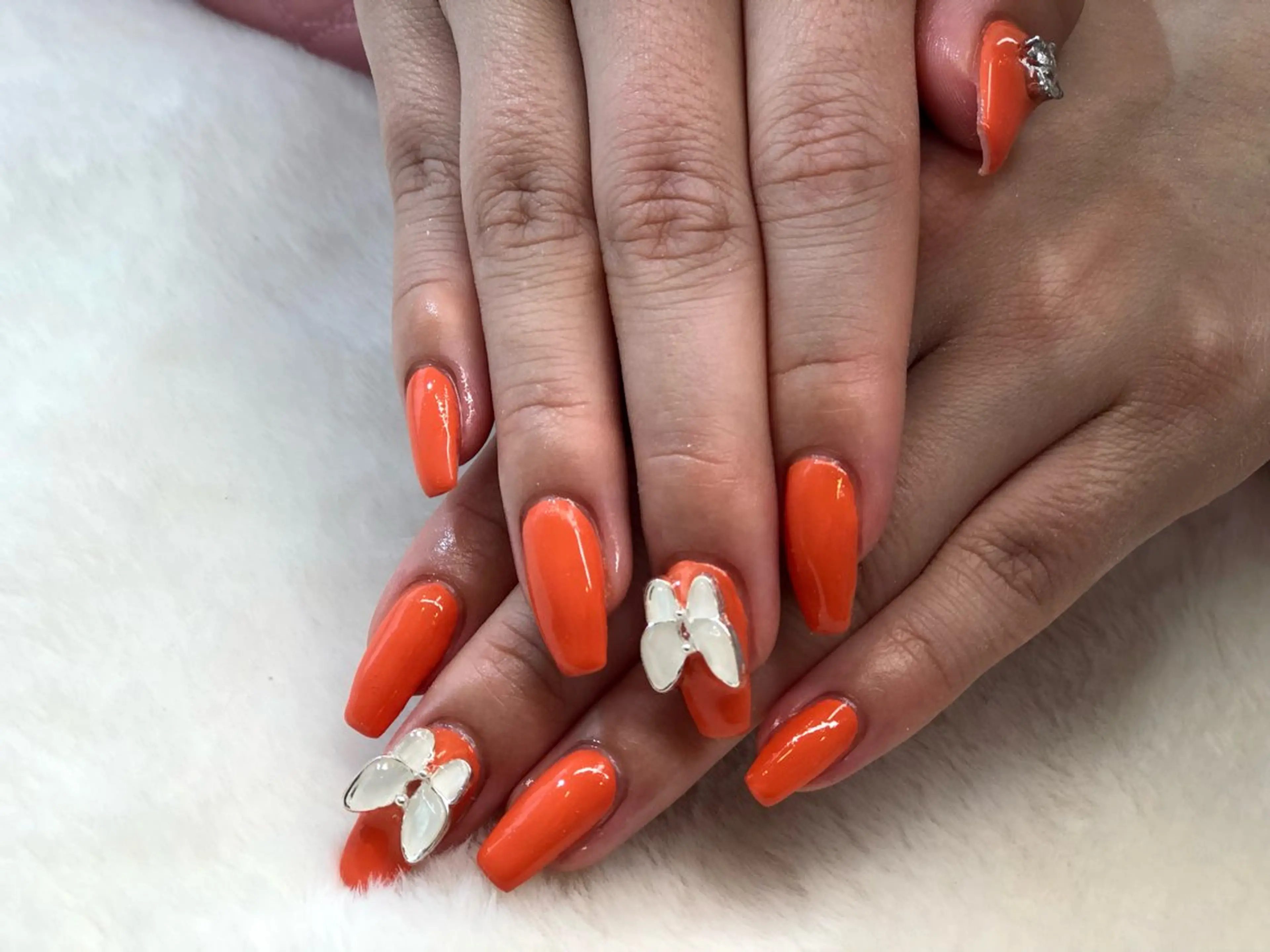 ネイル ロングネイル ワンカラーネイル ハンドネイル ハンドケア Epokku ネイルサロンのネイルデザイン