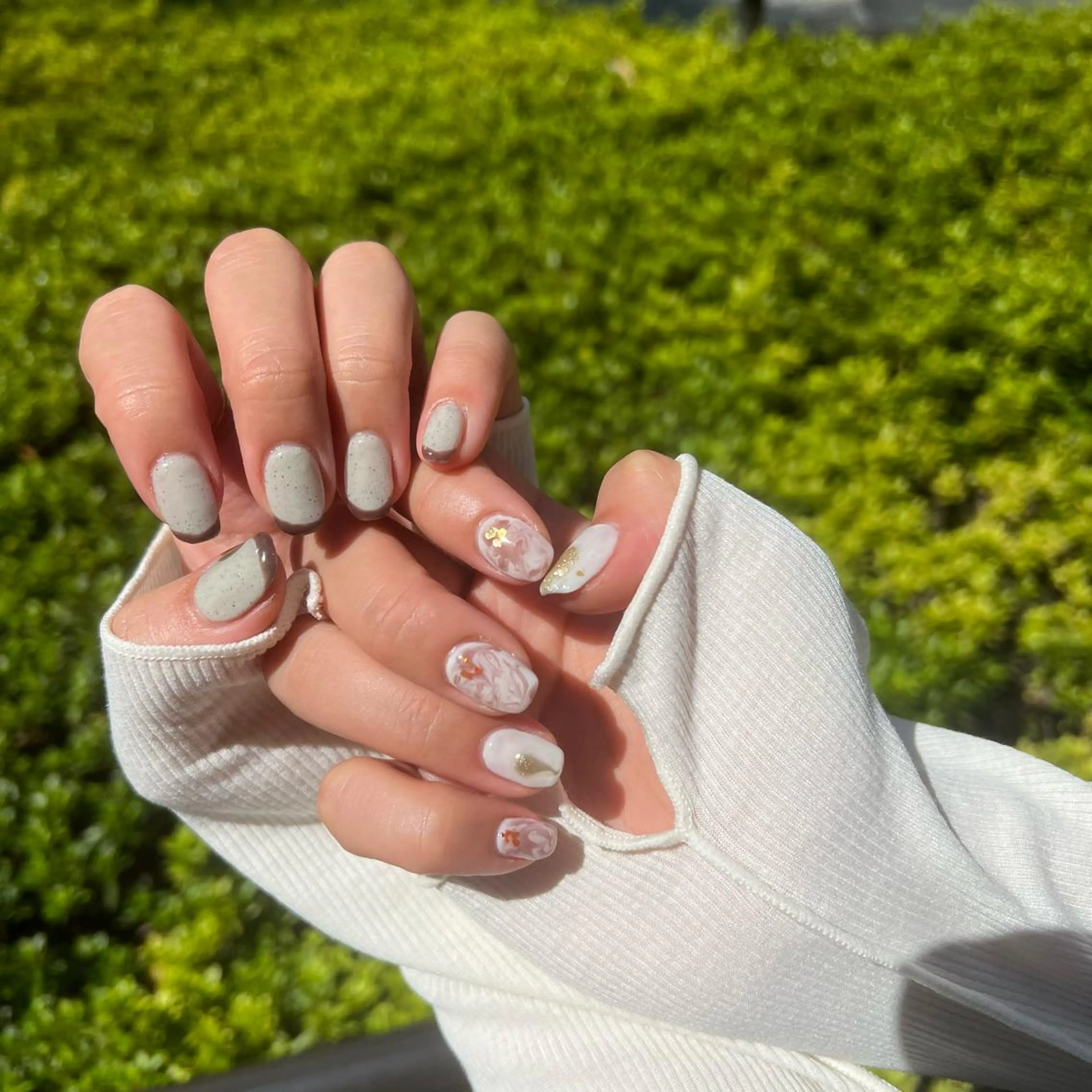 ネイル ハンドネイル 韓国🩶Y2Kネイル 💫くれはのネイルデザイン