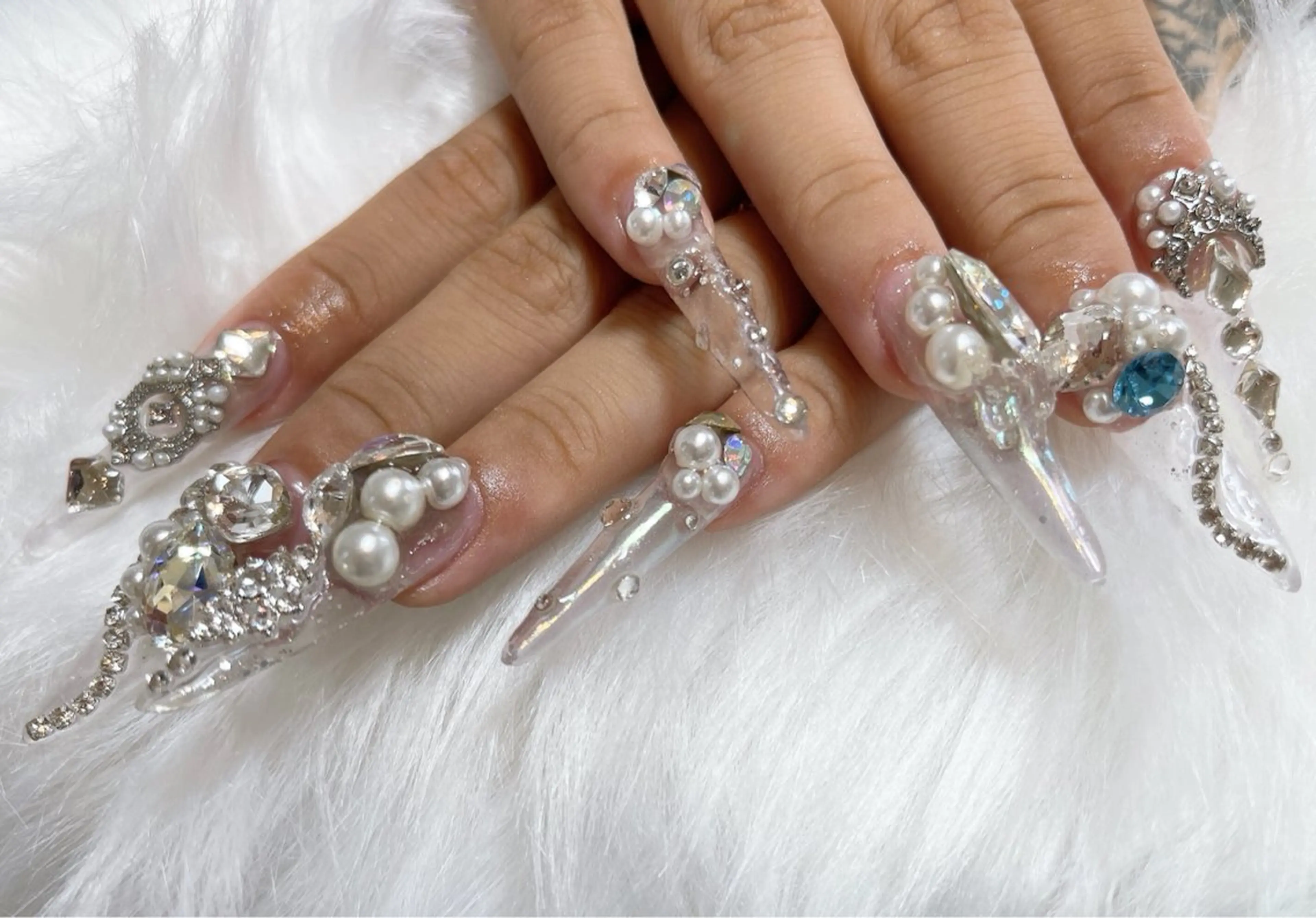 スカルプパーツ使い放題💎✨⭐️新規様専用メニュー他店オフ無料(チップ、パーツ付き¥1000)⭐️Mサイズの写真