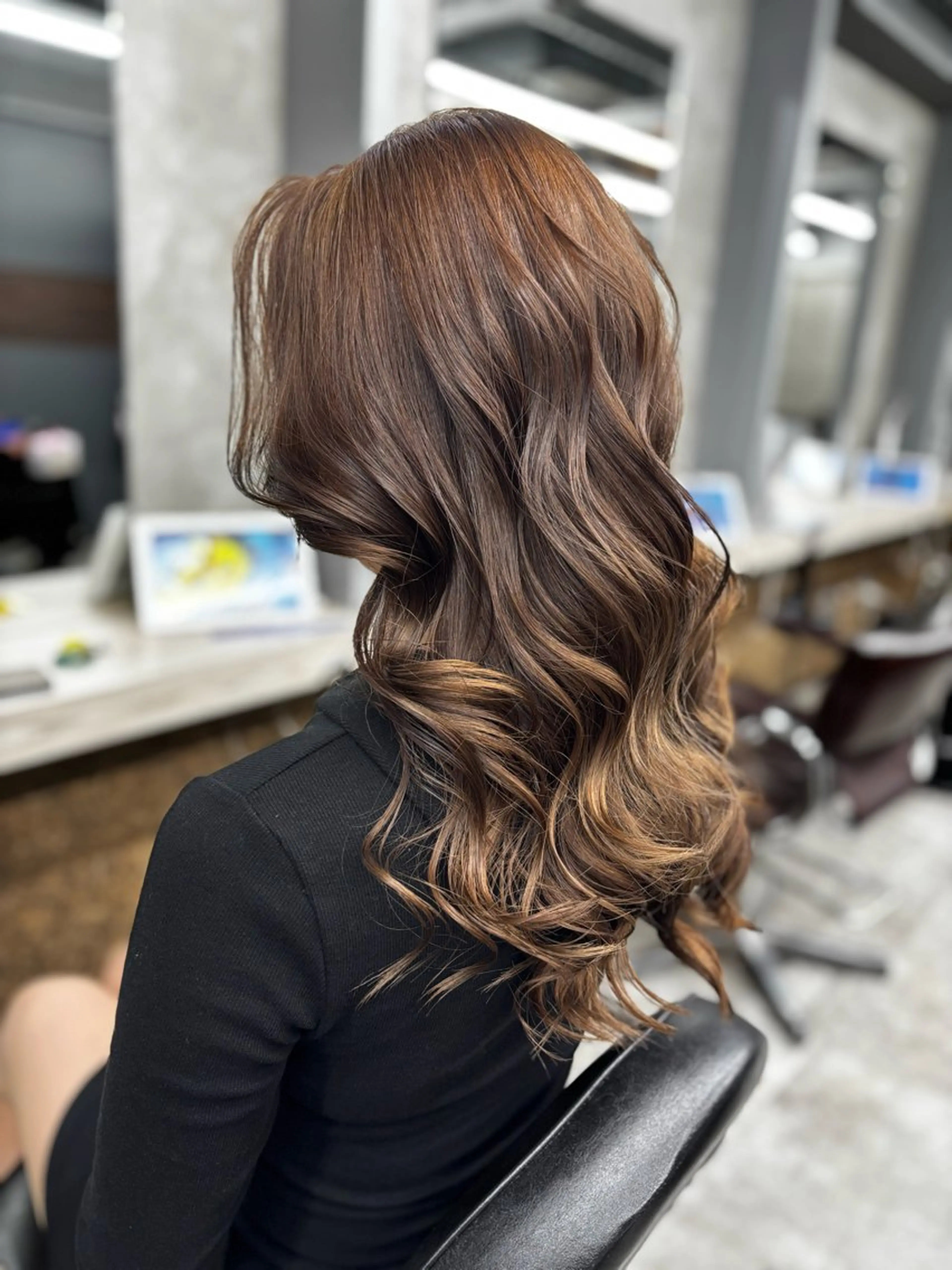 ロング カット パーマ トリートメント 🌟髪質改善ケアカラ ー美髪縮毛矯正y🌟のヘアスタイル