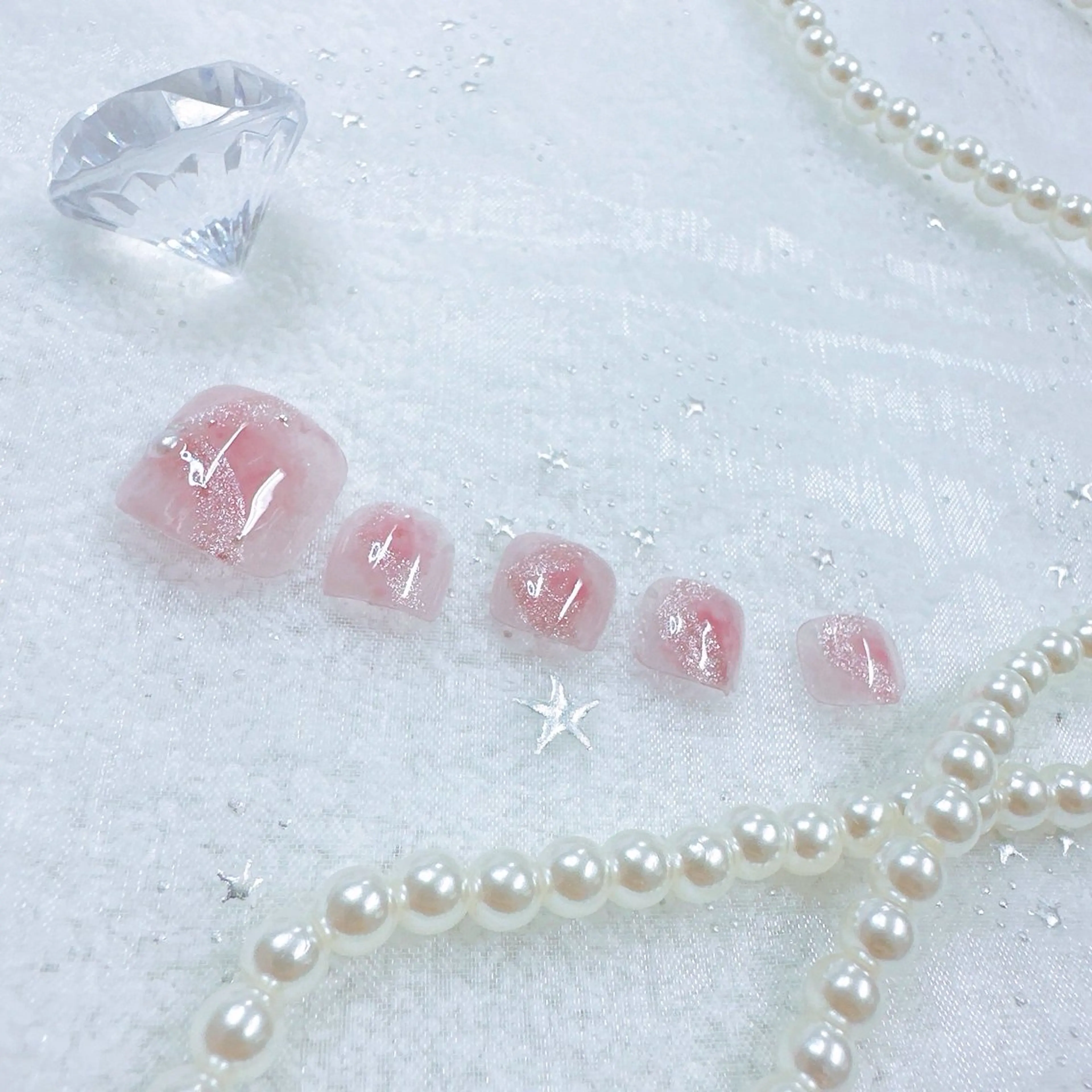 ネイル フットネイル ネイルPetit Ribbonのネイルデザイン