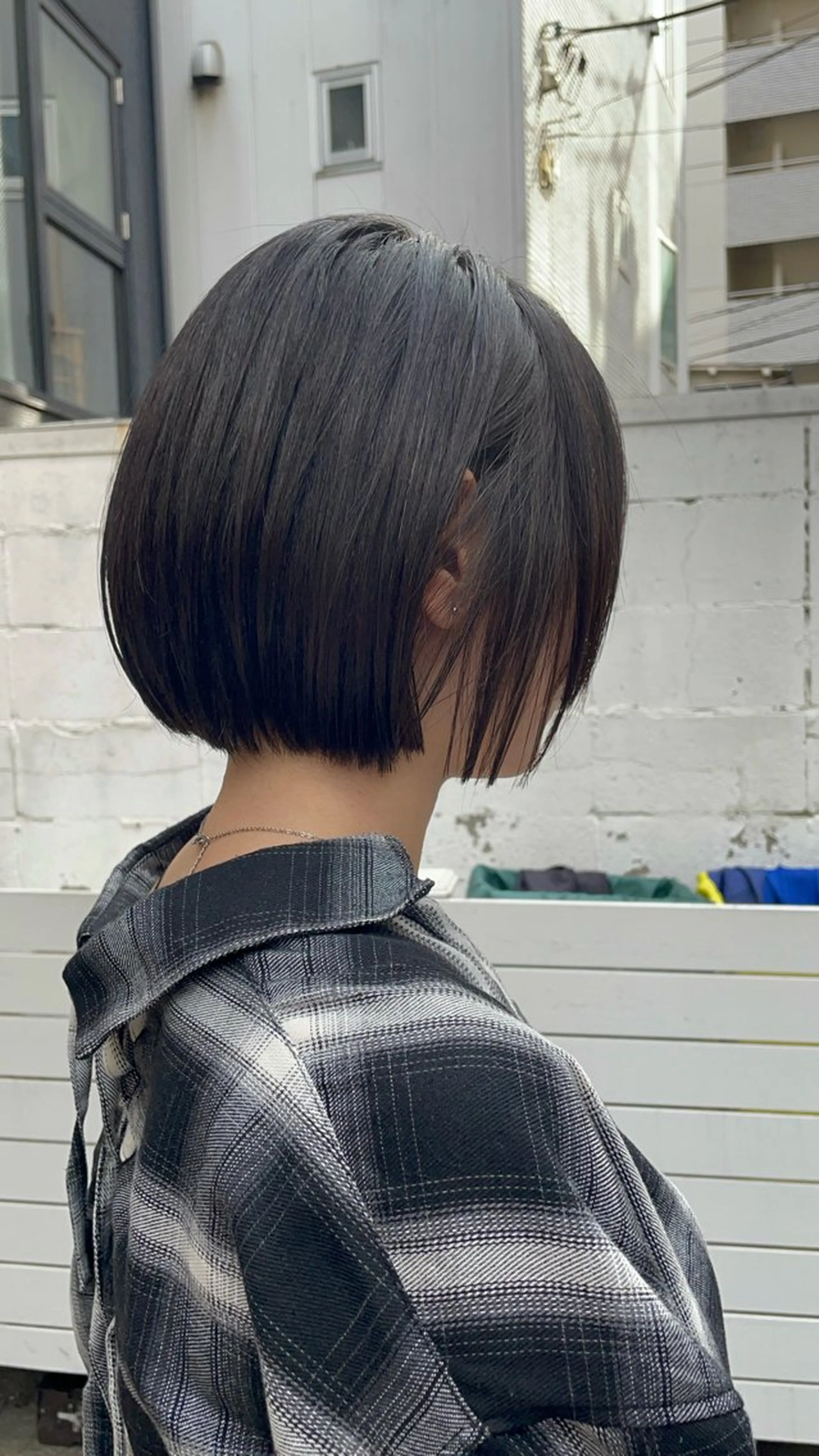 ショート 切りっぱなしボブ ボブ カット ツヤ美髪💐 髪質改善/高山愛来のヘアスタイル