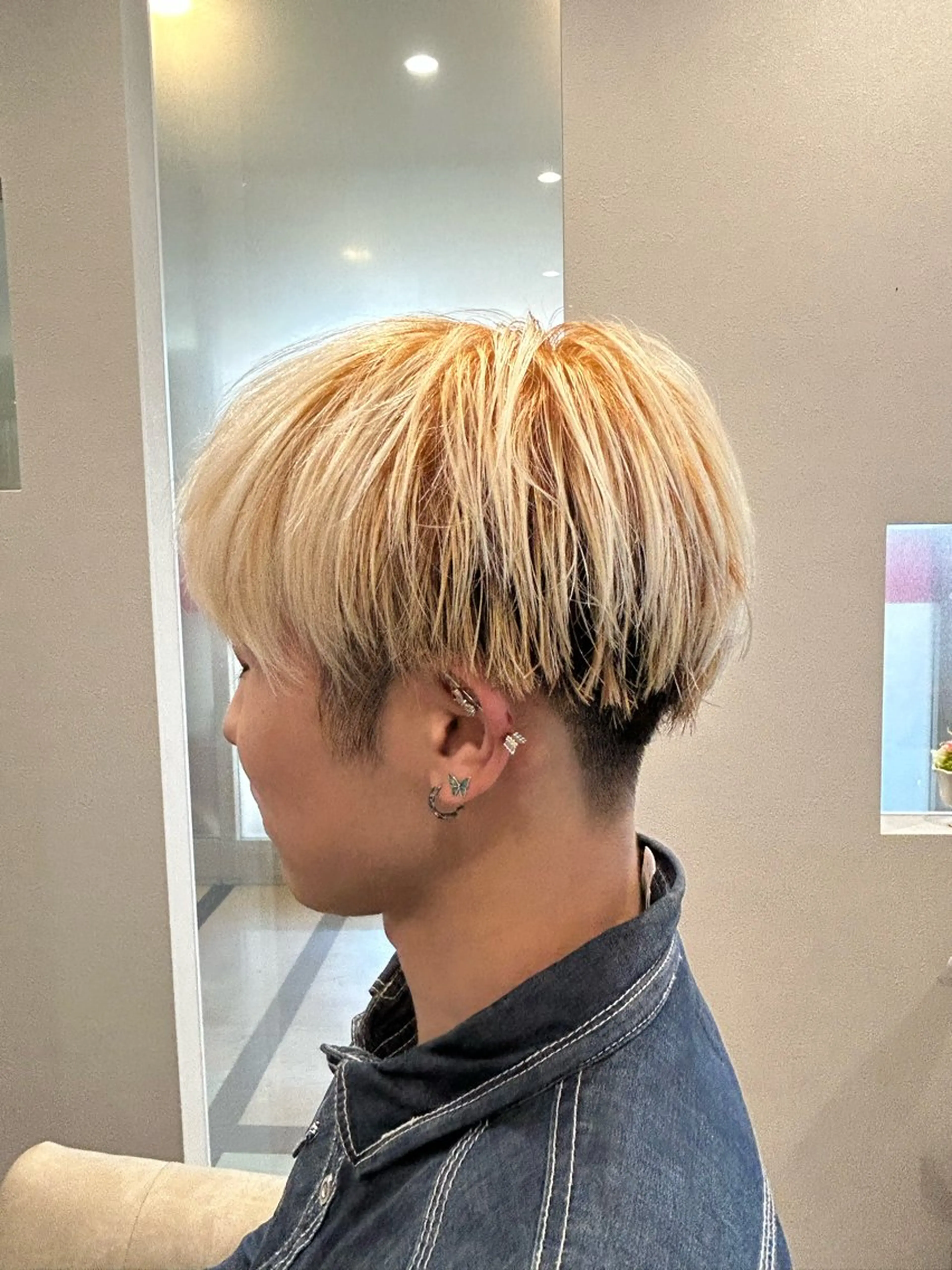 ショート メンズ 五ノ井 一世のヘアスタイル