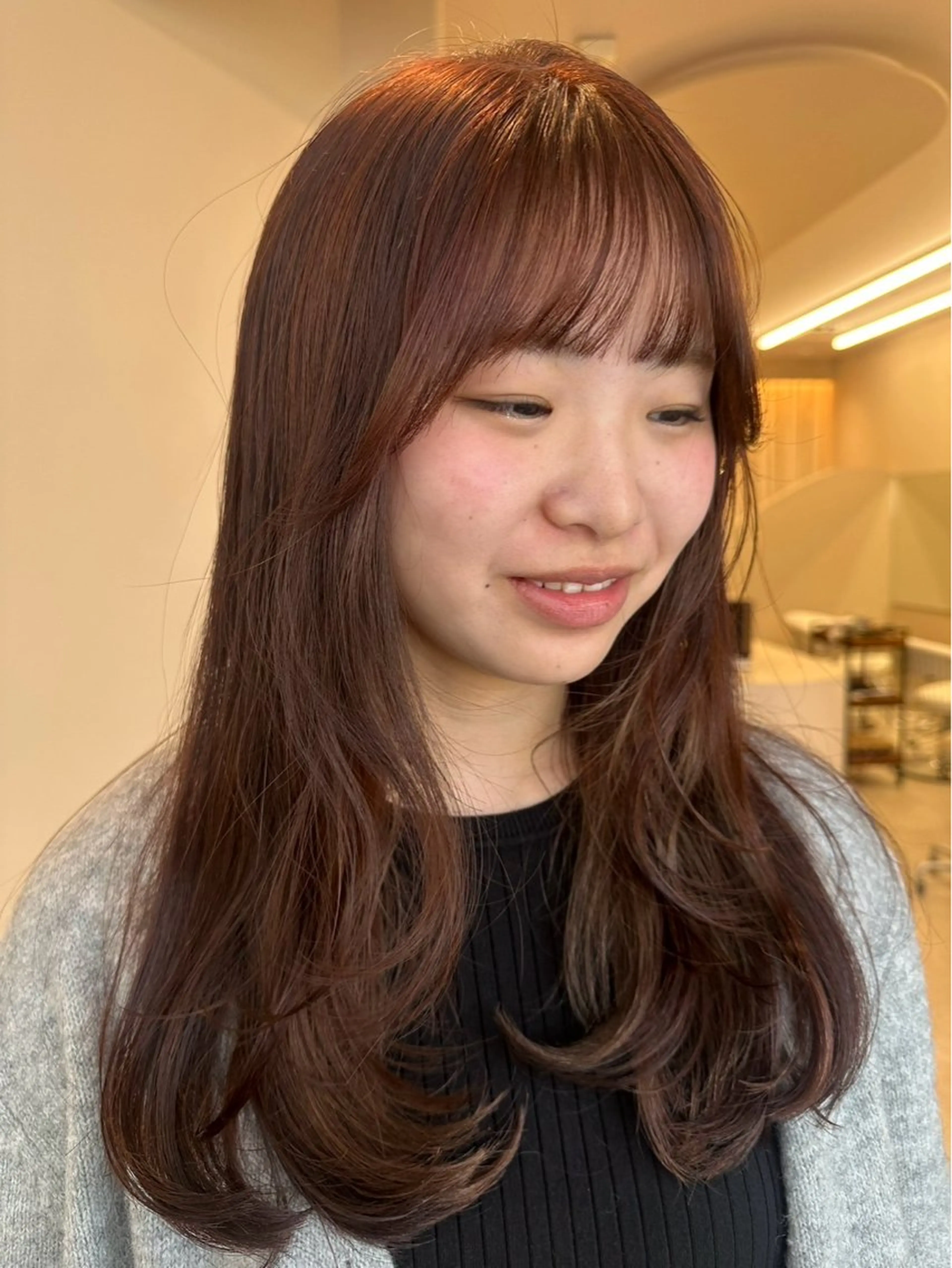 カラー 透明感カラー rilliant U’s brilliant所属・吉田 愛実のヘアスタイル