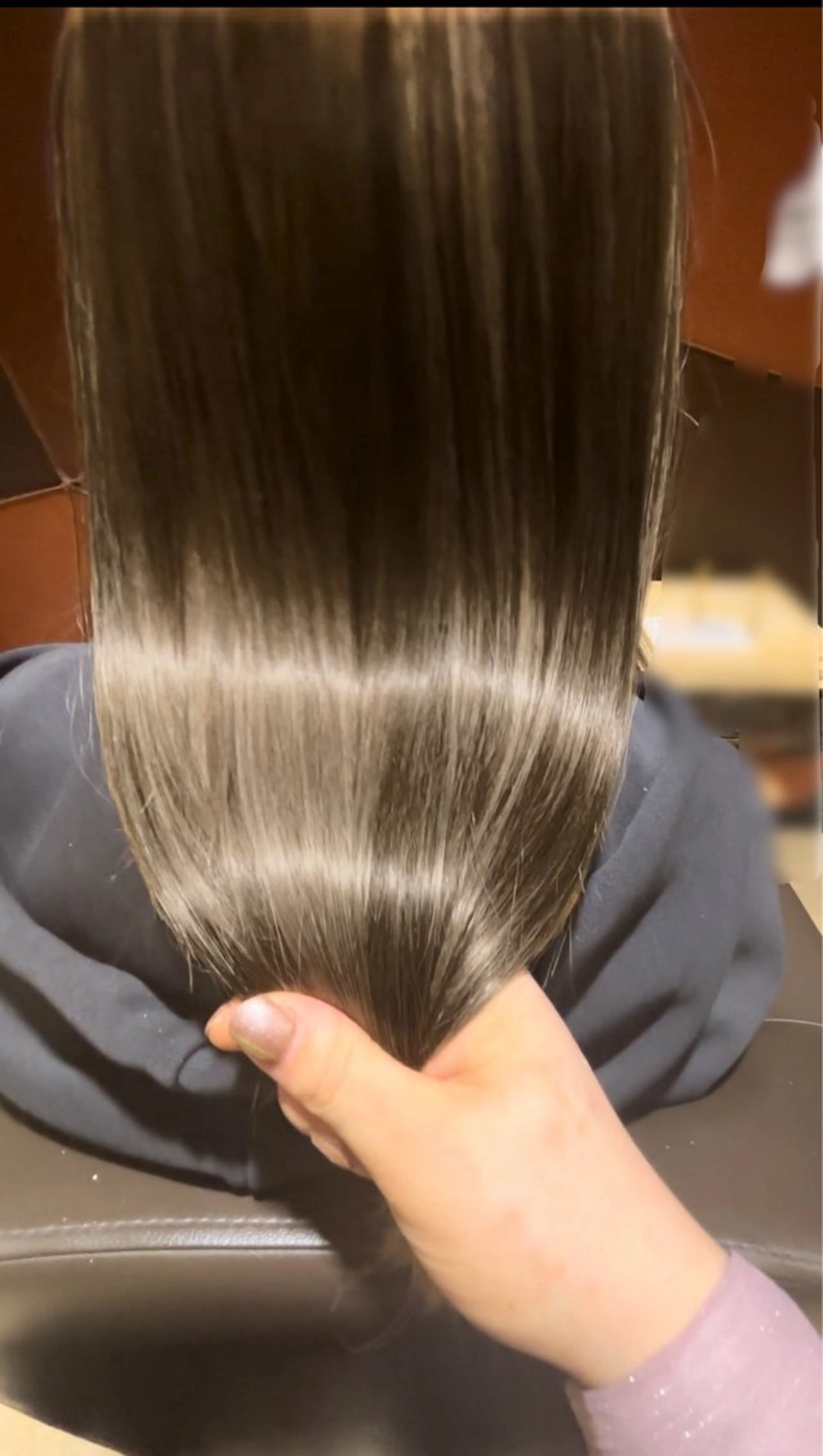 ロング カラー パーマ ヘアアレンジ キッズ よしなり あみのヘアスタイル