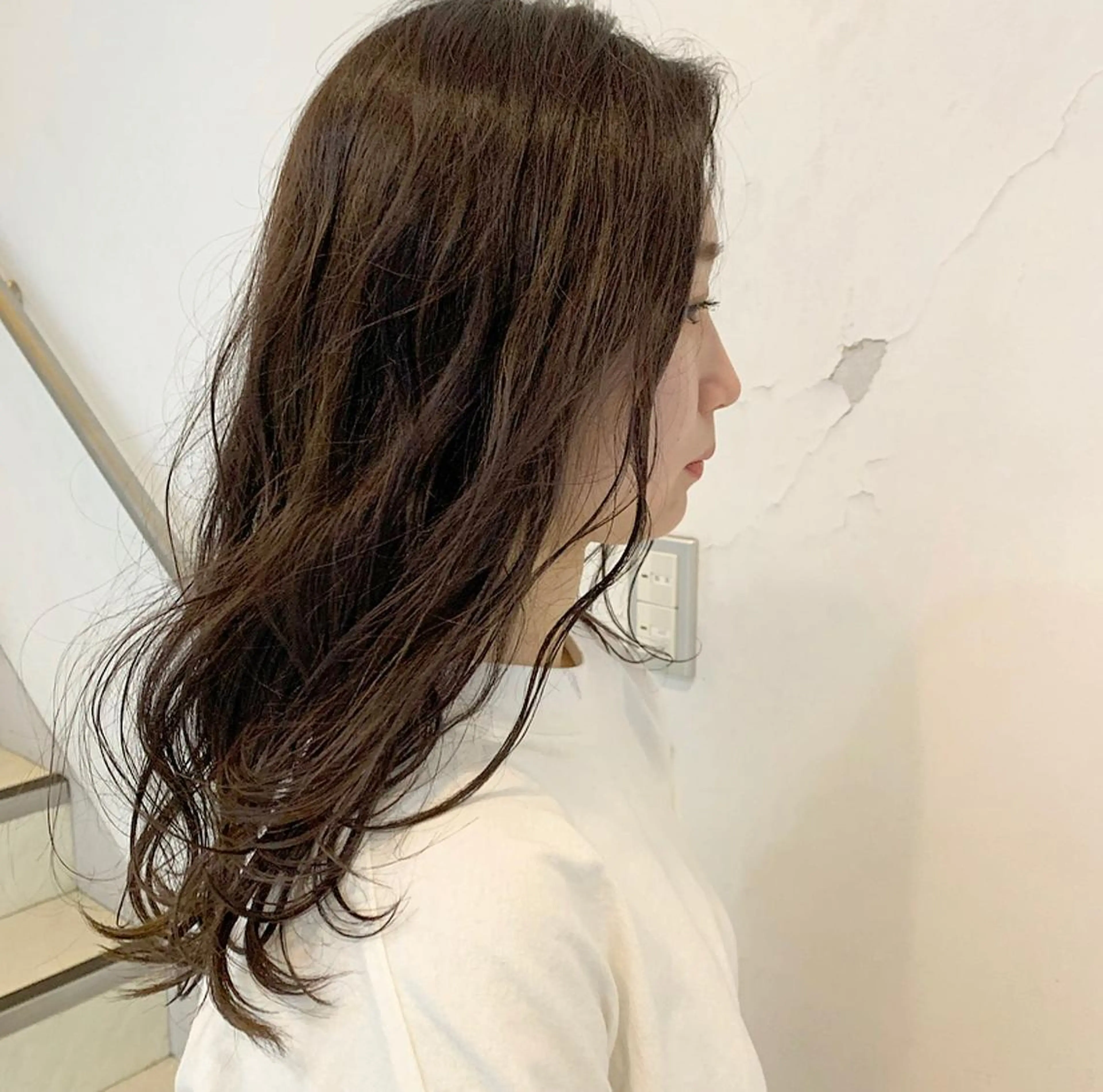 ロング カラー 似合わせカットカラー ♡佐藤捺美のヘアスタイル