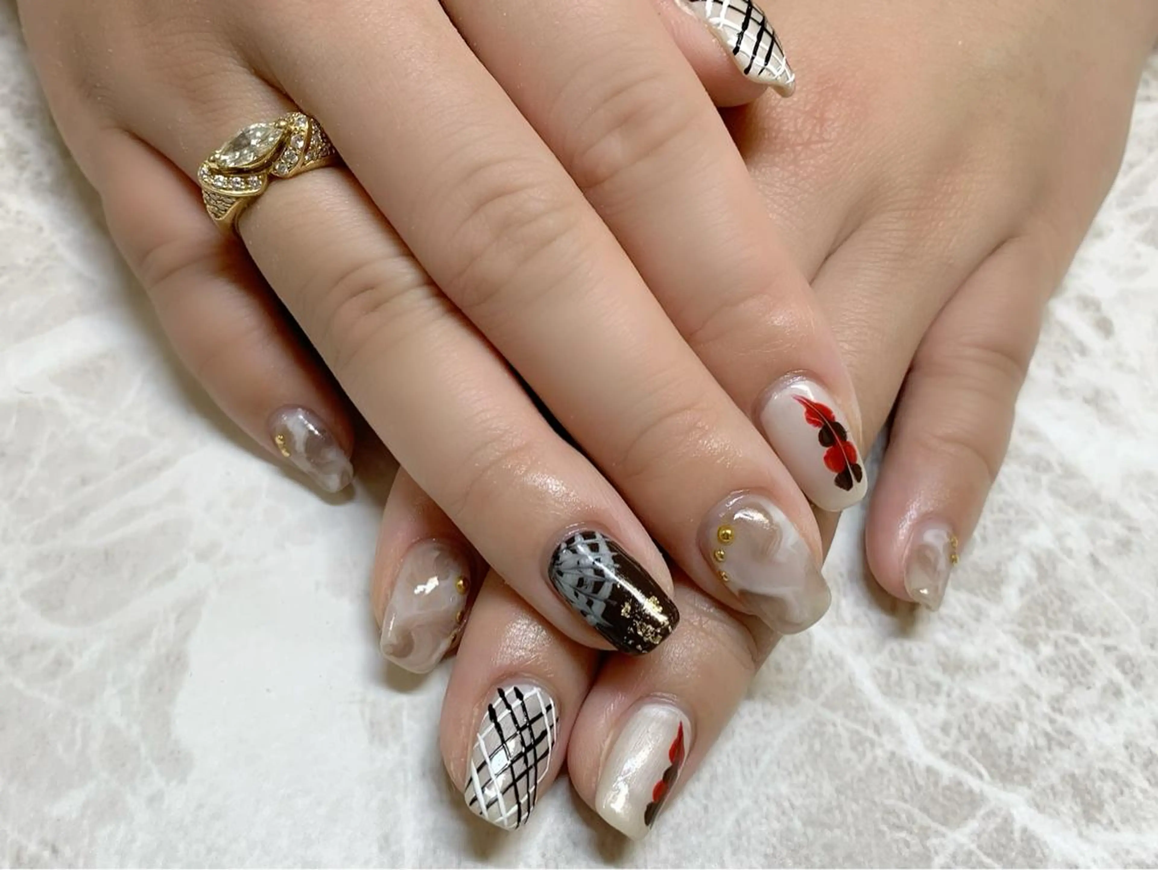 ネイル バレンタイン ハンドネイル Viva Joie所属・Viva Joieのネイルデザイン