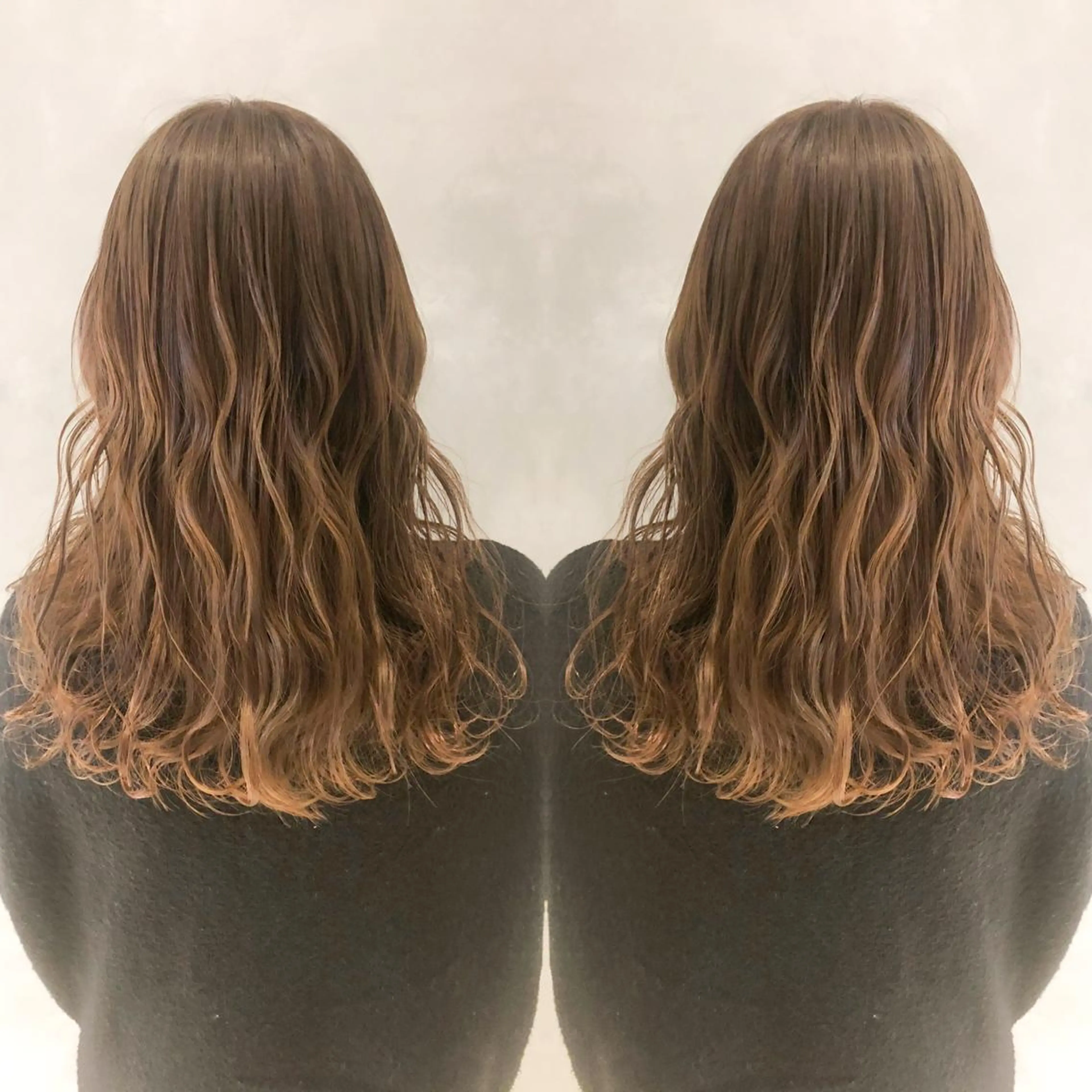 セミロング 長谷川 沙紀のヘアスタイル