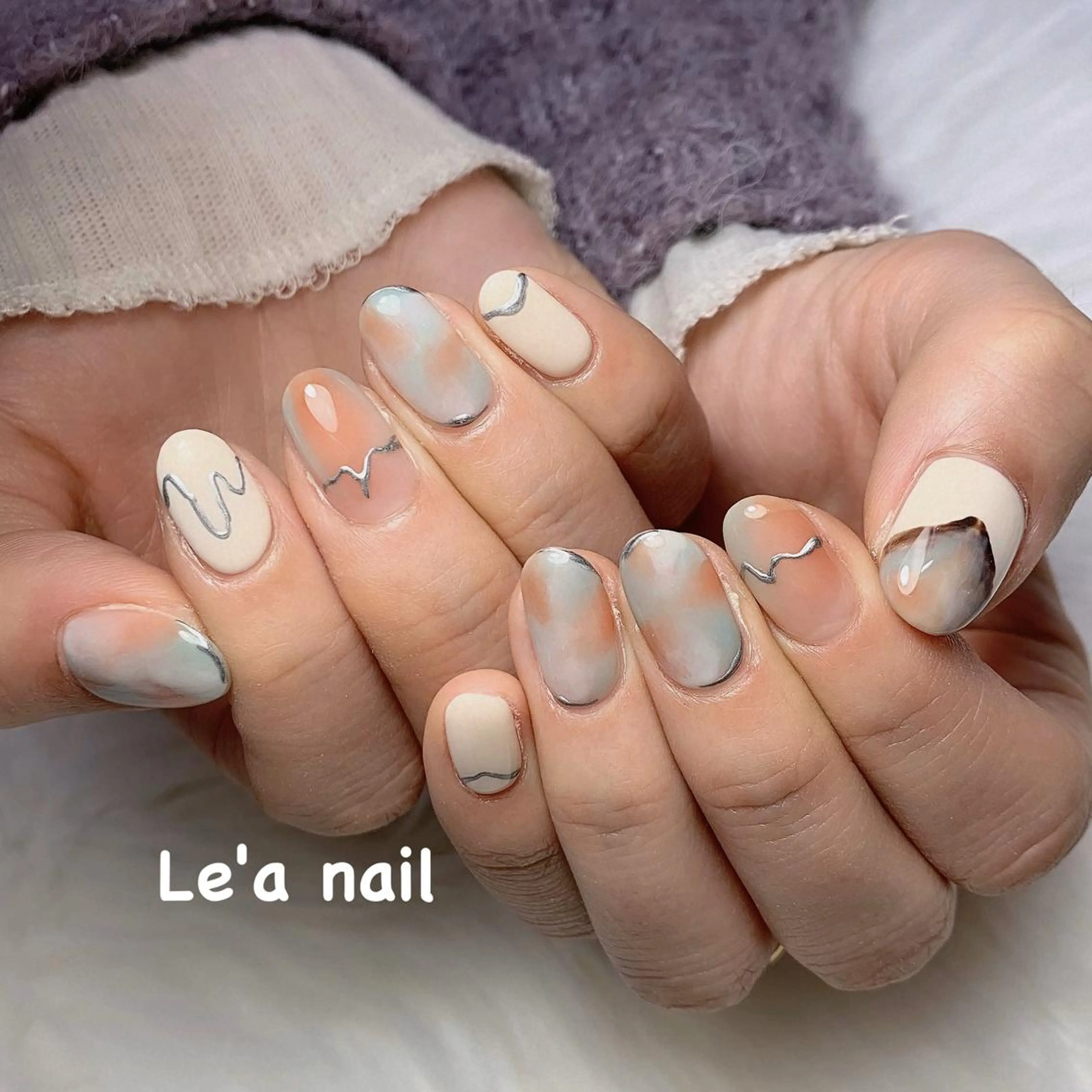 ネイル 'mm所属・'mm  (ミリ) ＭＡＮＡＭＩのネイルデザイン