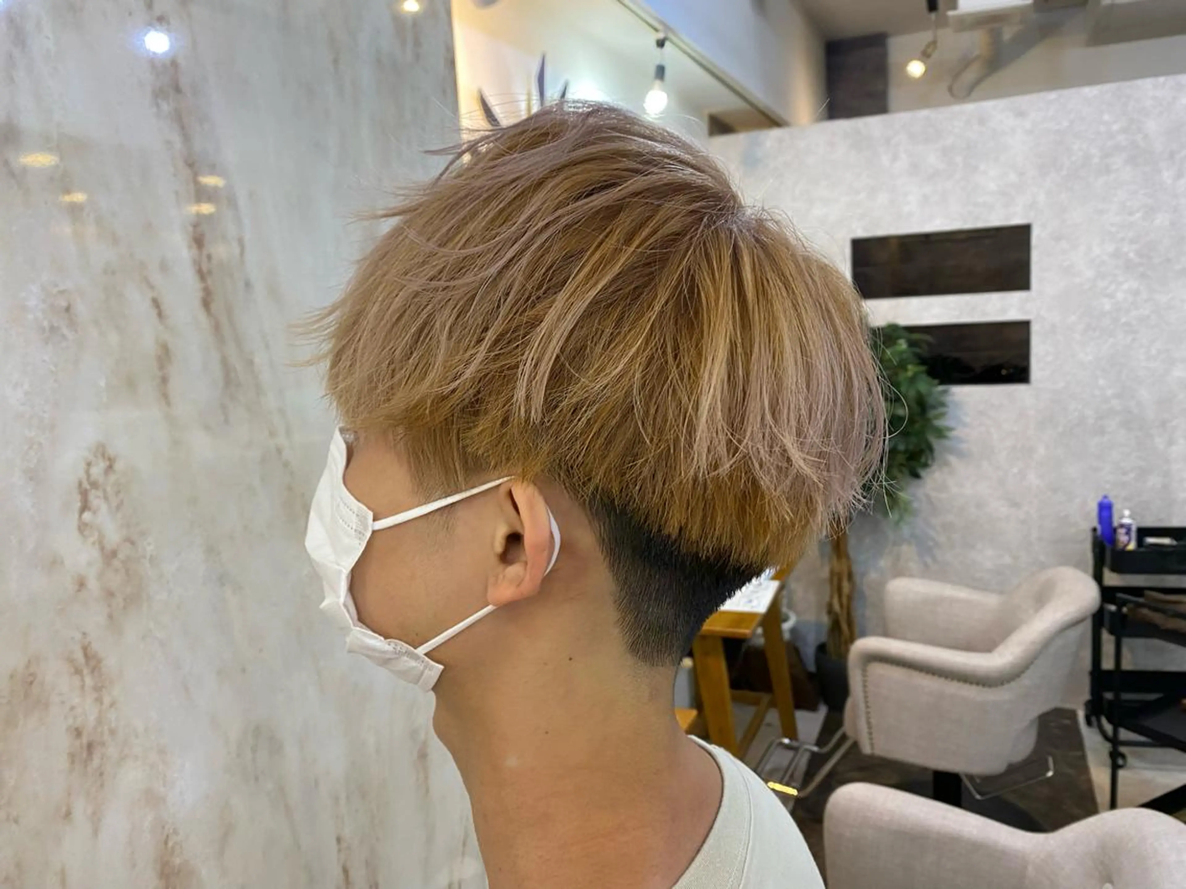 ショート カラー メンズ SYUYA/パーマ/ マッシュスタイル特化のヘアスタイル