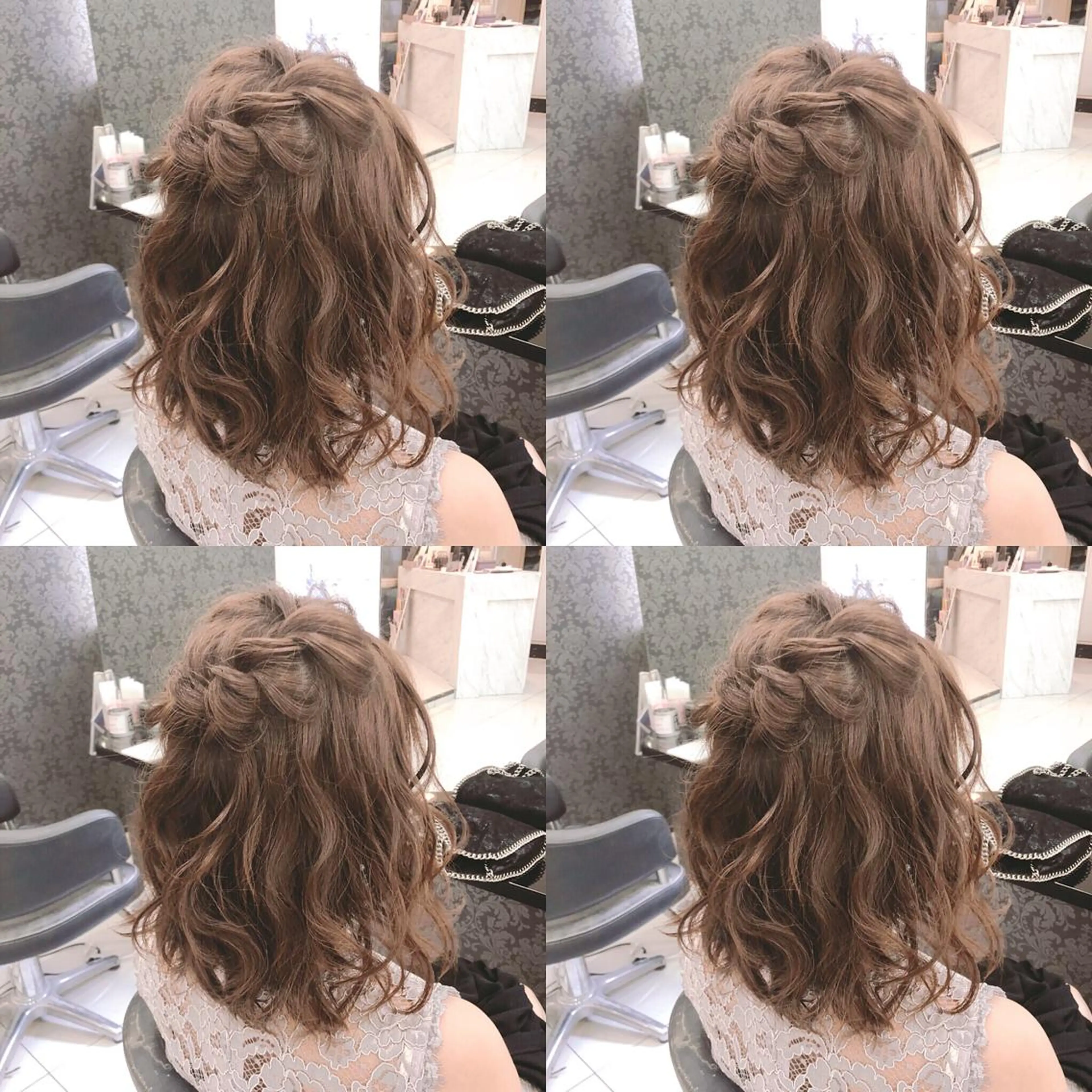 ミディアム ヘアアレンジ ヘアセット 🌷MAYU 🌷のヘアスタイル