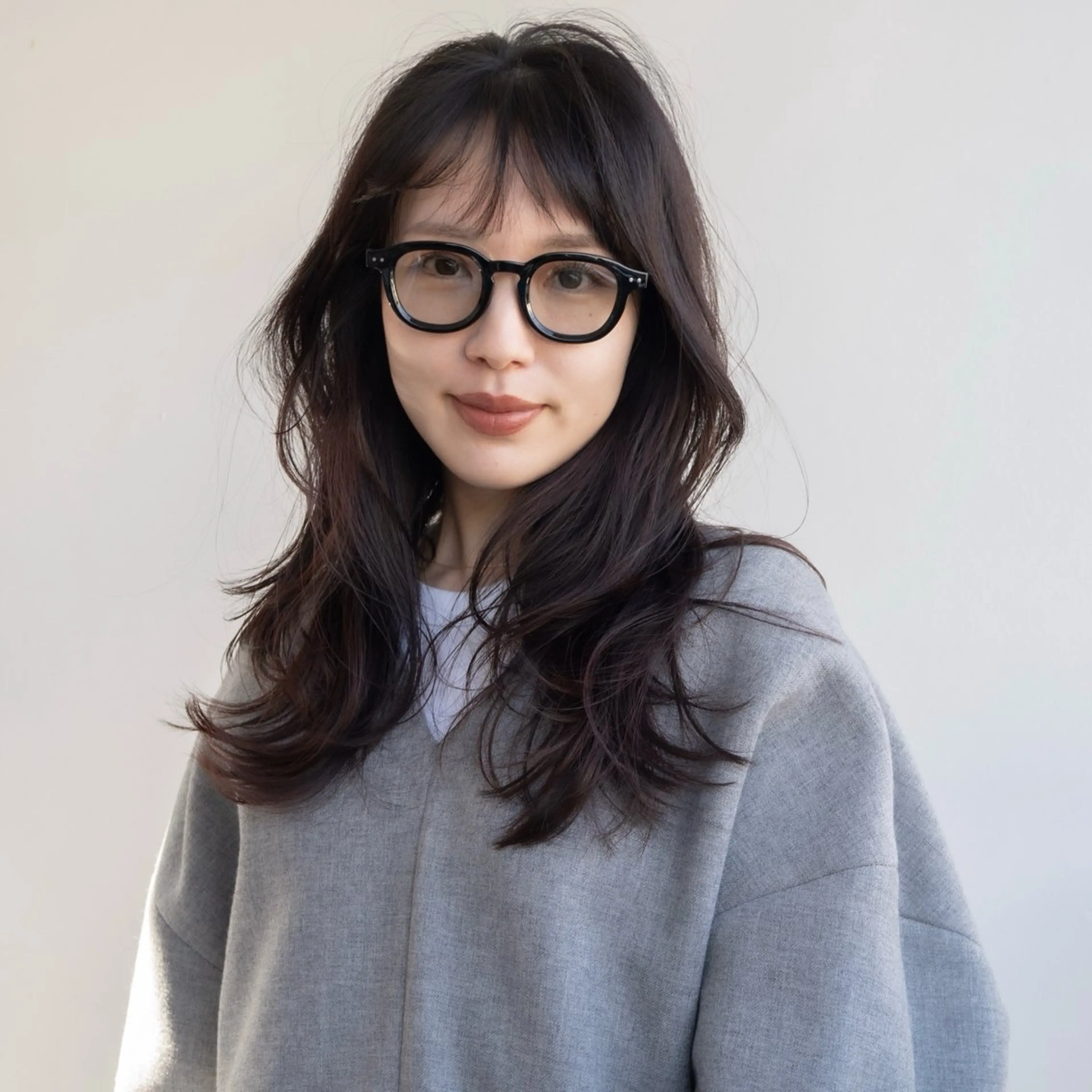 セミロング レイヤーカット ローレイヤー ショート/レイヤー なら石井知希のヘアスタイル