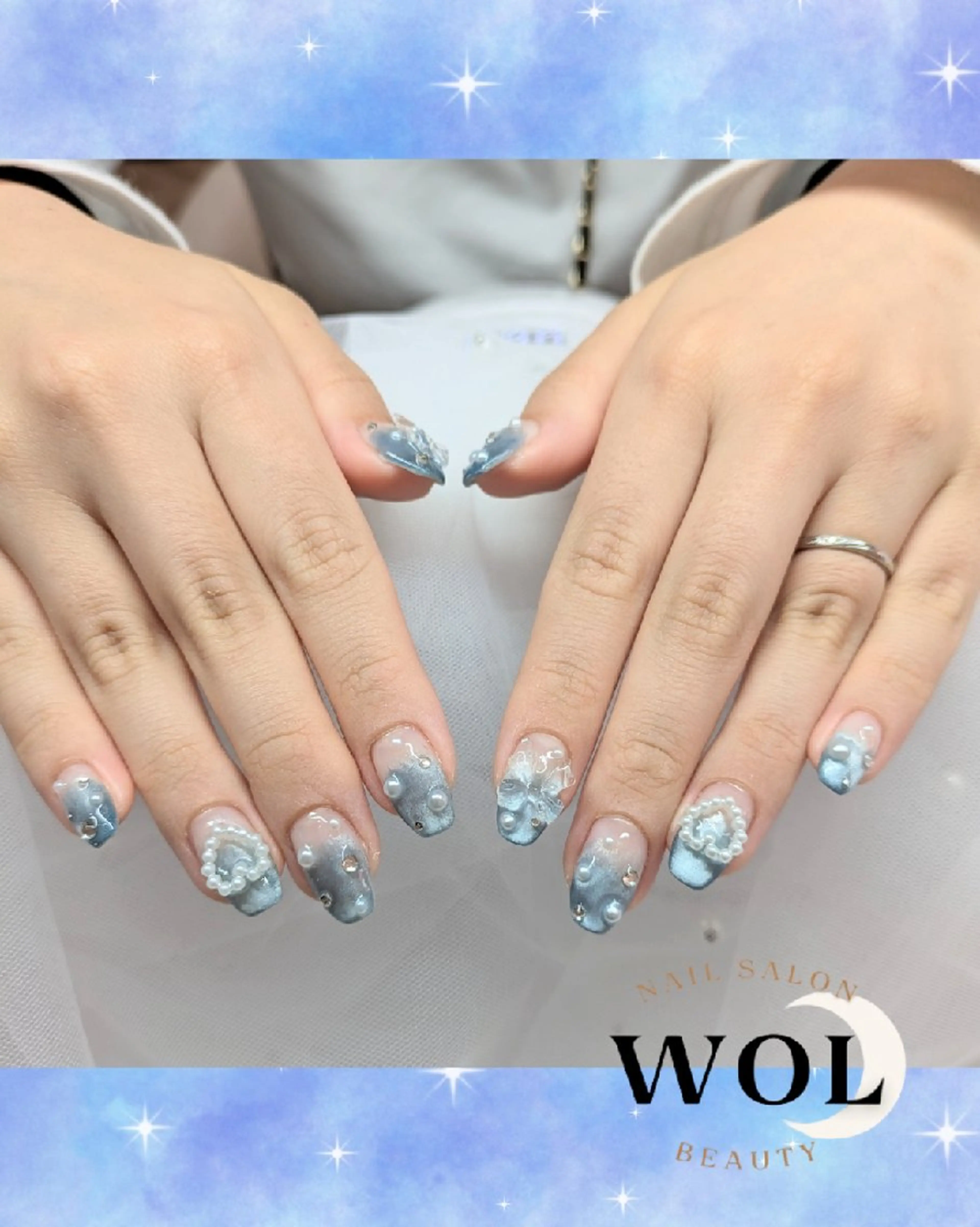 ネイル ハンドネイル nailsalon🌙WOL所属・WOL🌙 momokoのネイルデザイン