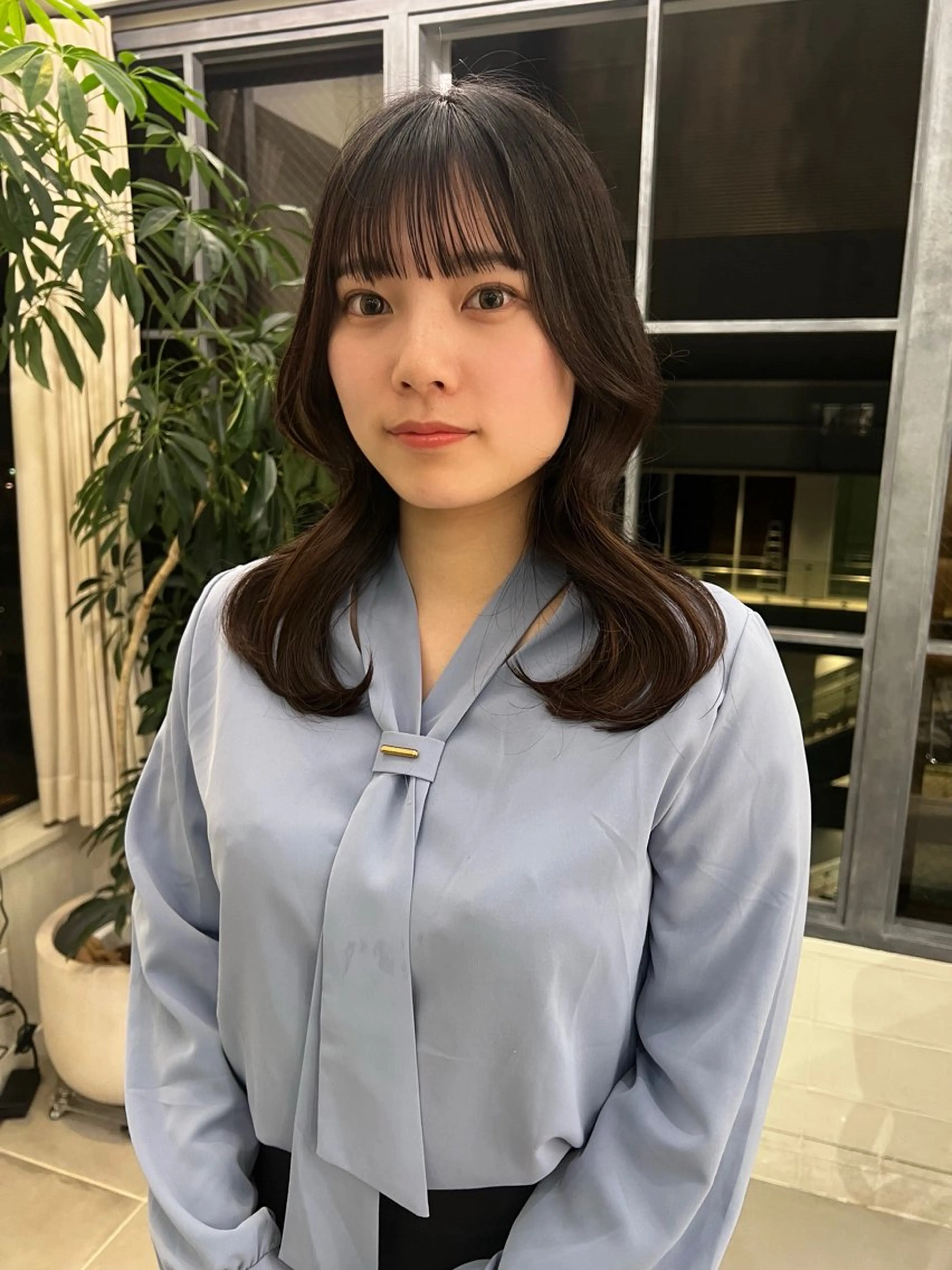 ミディアム カラー レイヤーカット/暖色 カラー/mao🎀のヘアスタイル