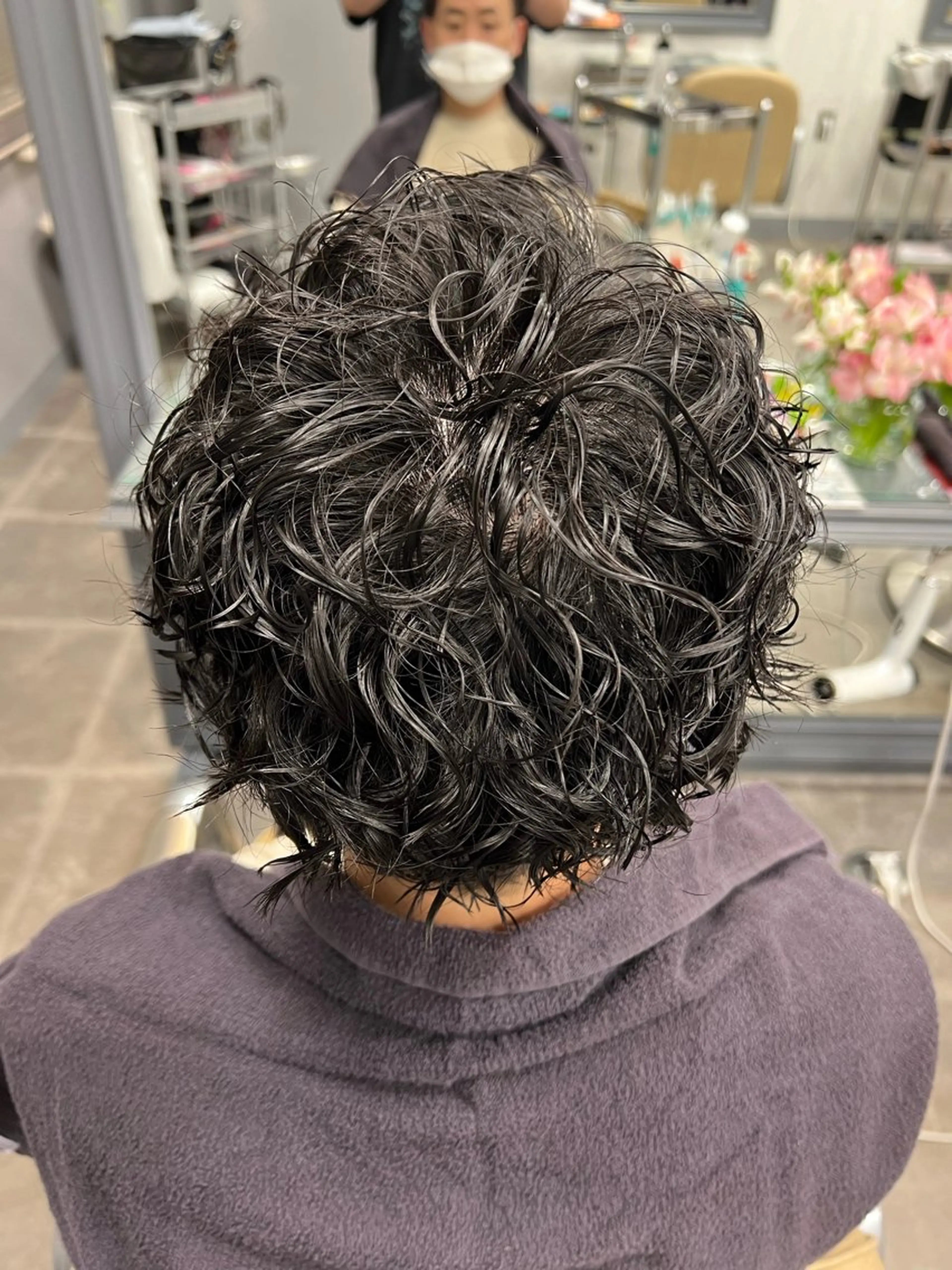 ショート パーマ アートラッシュフォーヘア所属・柴田 新菜のヘアスタイル