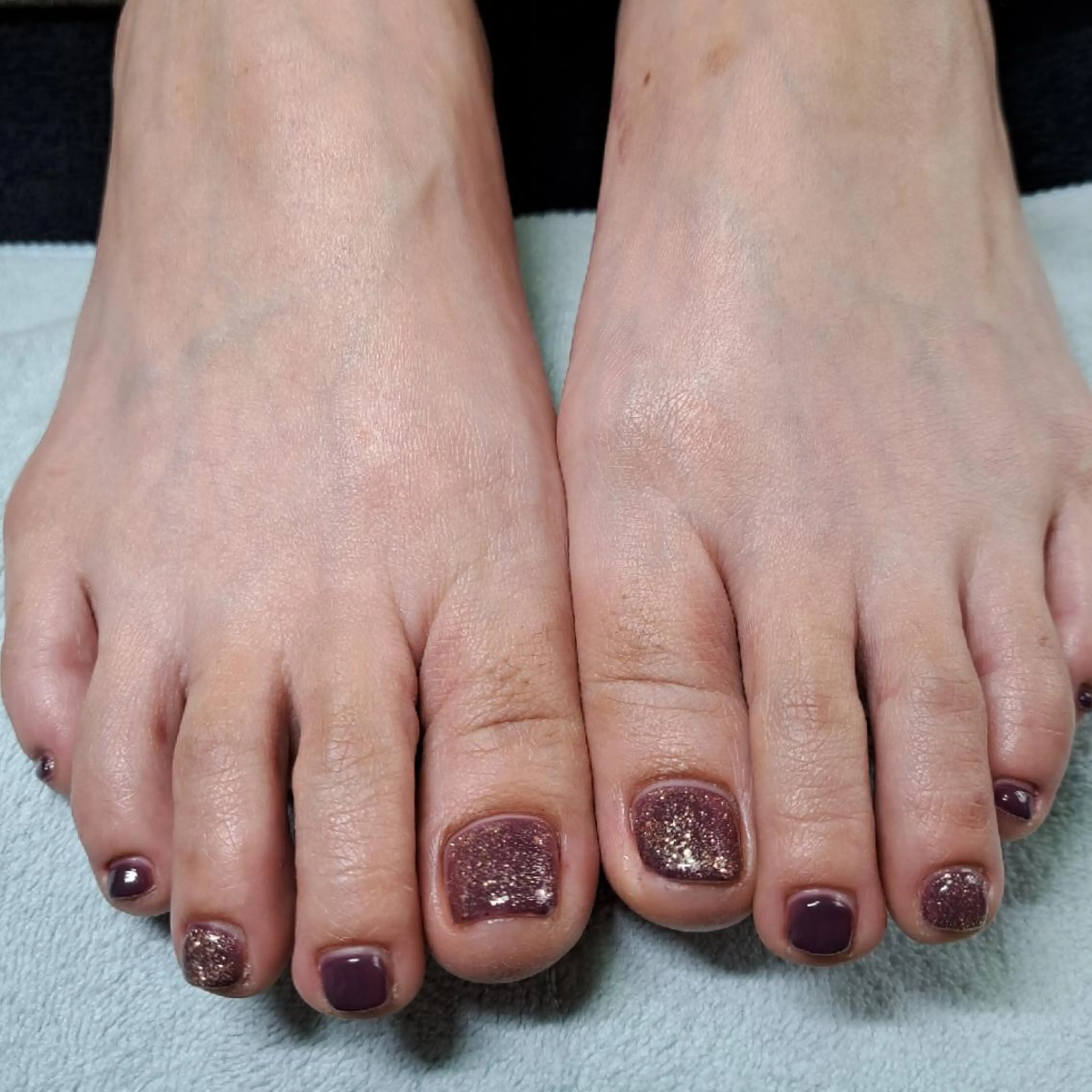 ネイル フットネイル おそろいネイル HAYASHI  Nのネイルデザイン