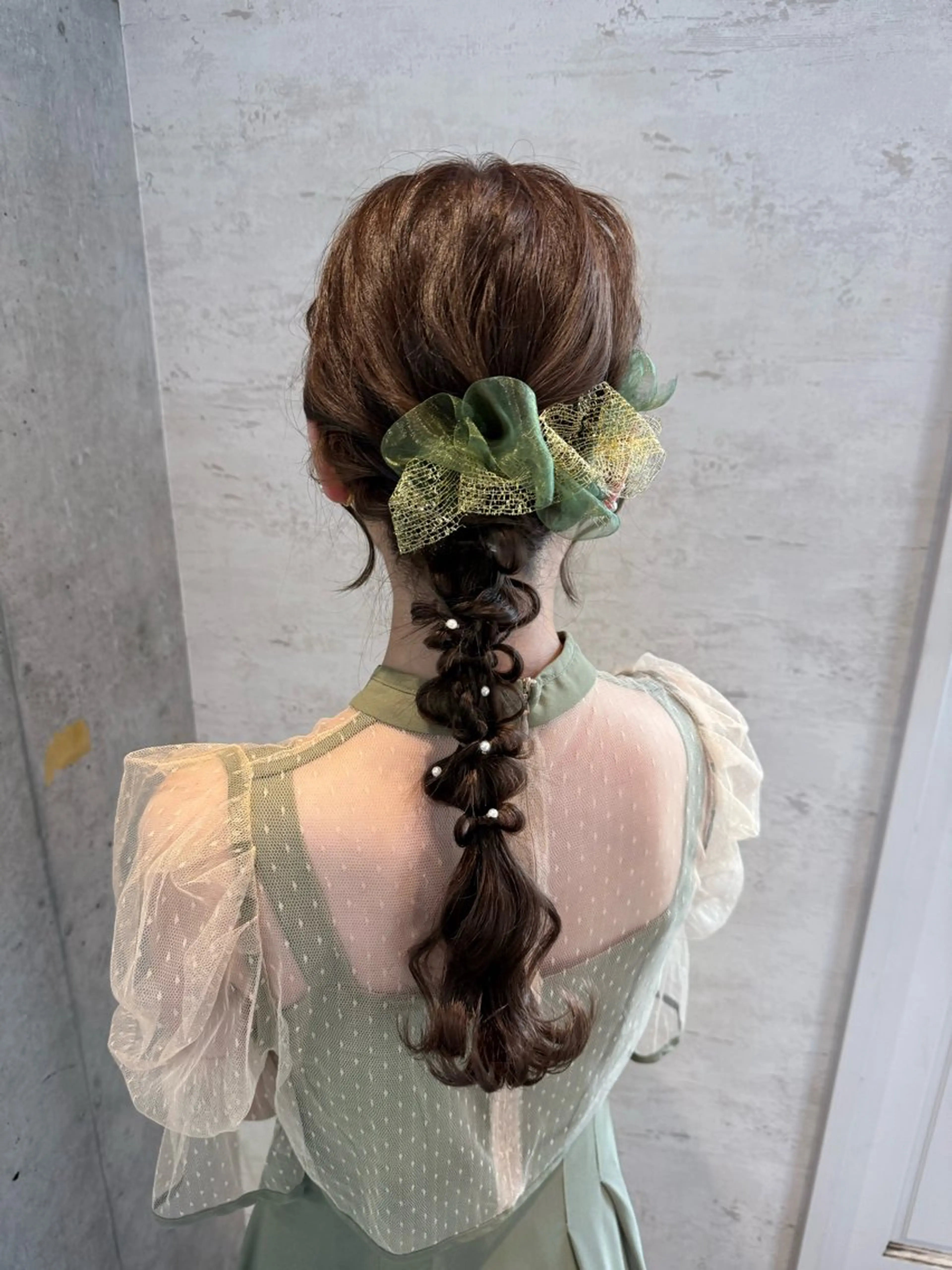 ヘアアレンジ ヘアセット 女性に人気♪ はやしほのかのヘアスタイル