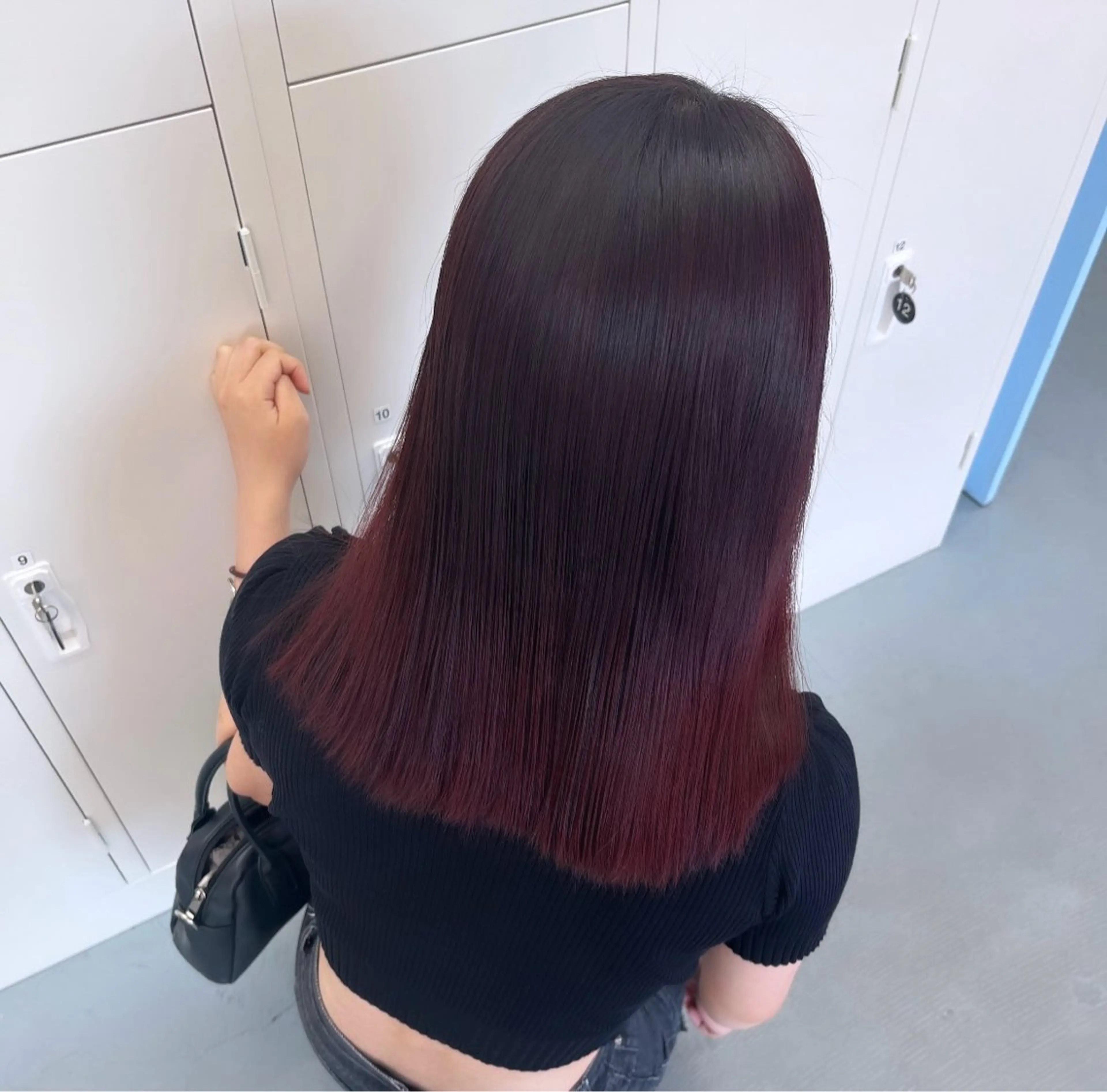 カラー レッドカラー La fith hair Mimi 流山おおたかの森店所属・🎀艶モテ/髪質改善 🎀♡𝒀𝑼𝑨♡のヘアスタイル