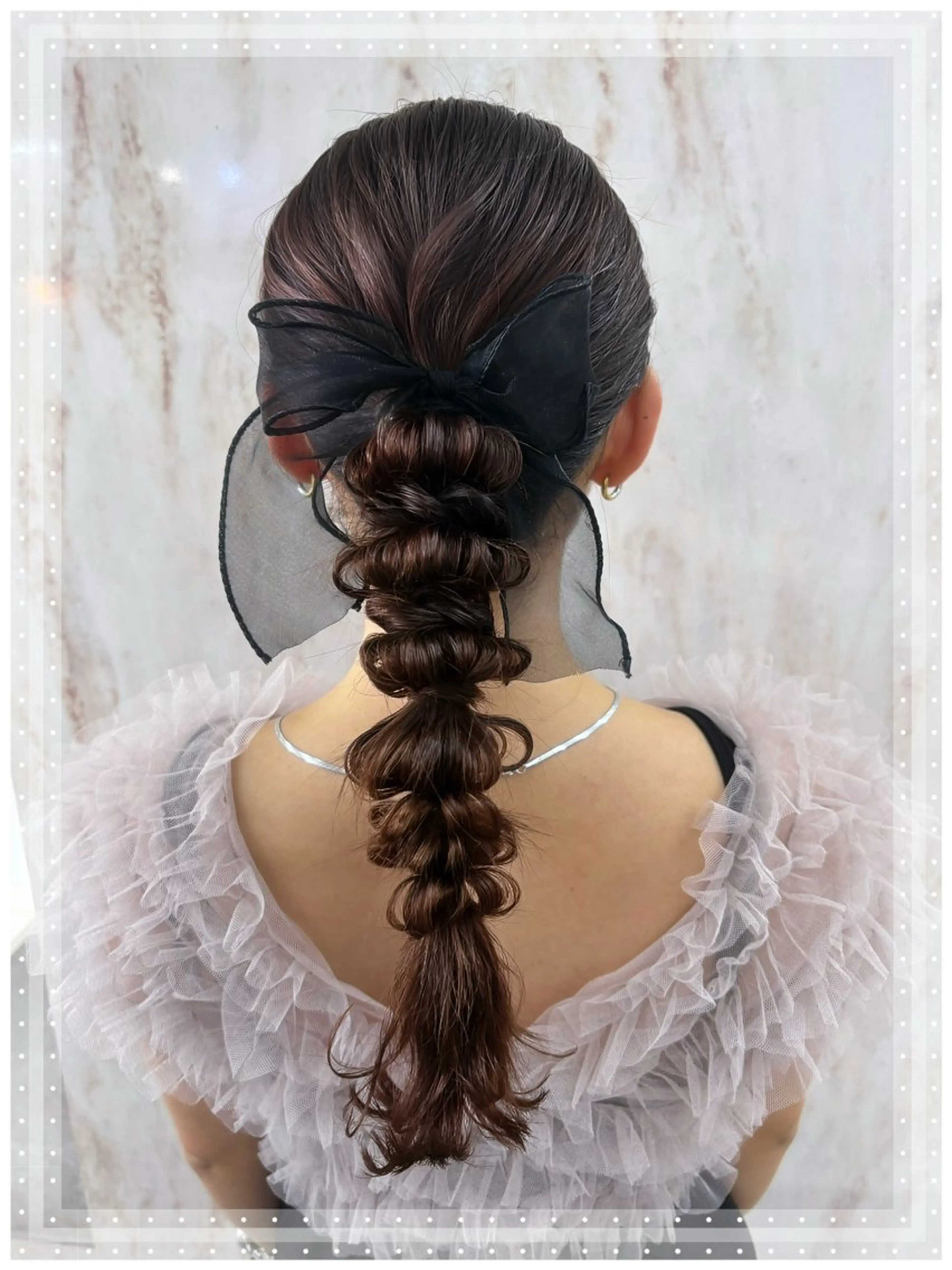 セミロング ヘアアレンジ ヘアセット 🫧そあん🫧大宮 カットモデル様募集中のヘアスタイル