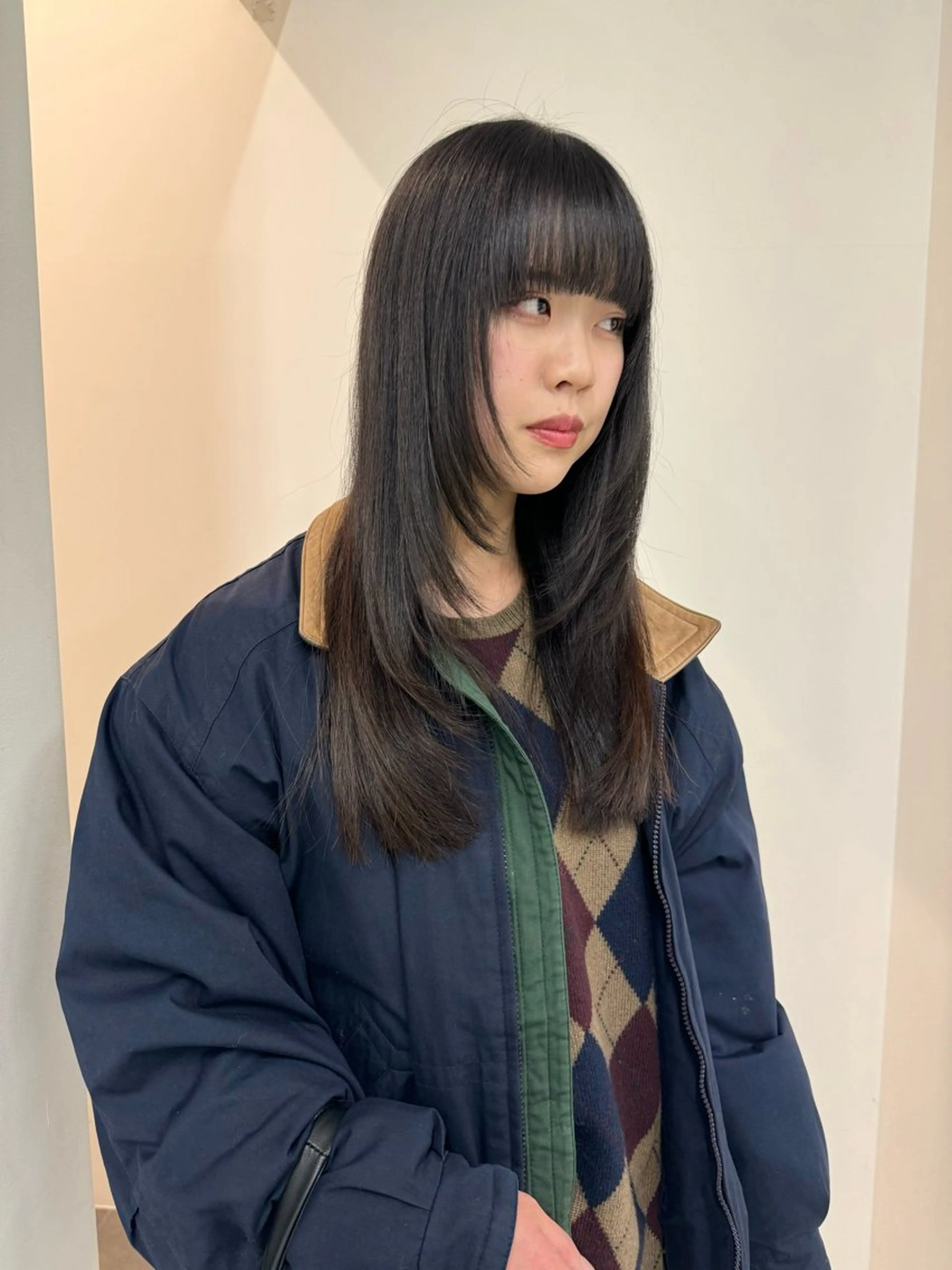 セミロング カラー カット ヘアカラー GO TODAY シェアサロン Flos店所属・耳つぼジュエリー 👂🏻🌸ayaのエステ・リラクイメージ