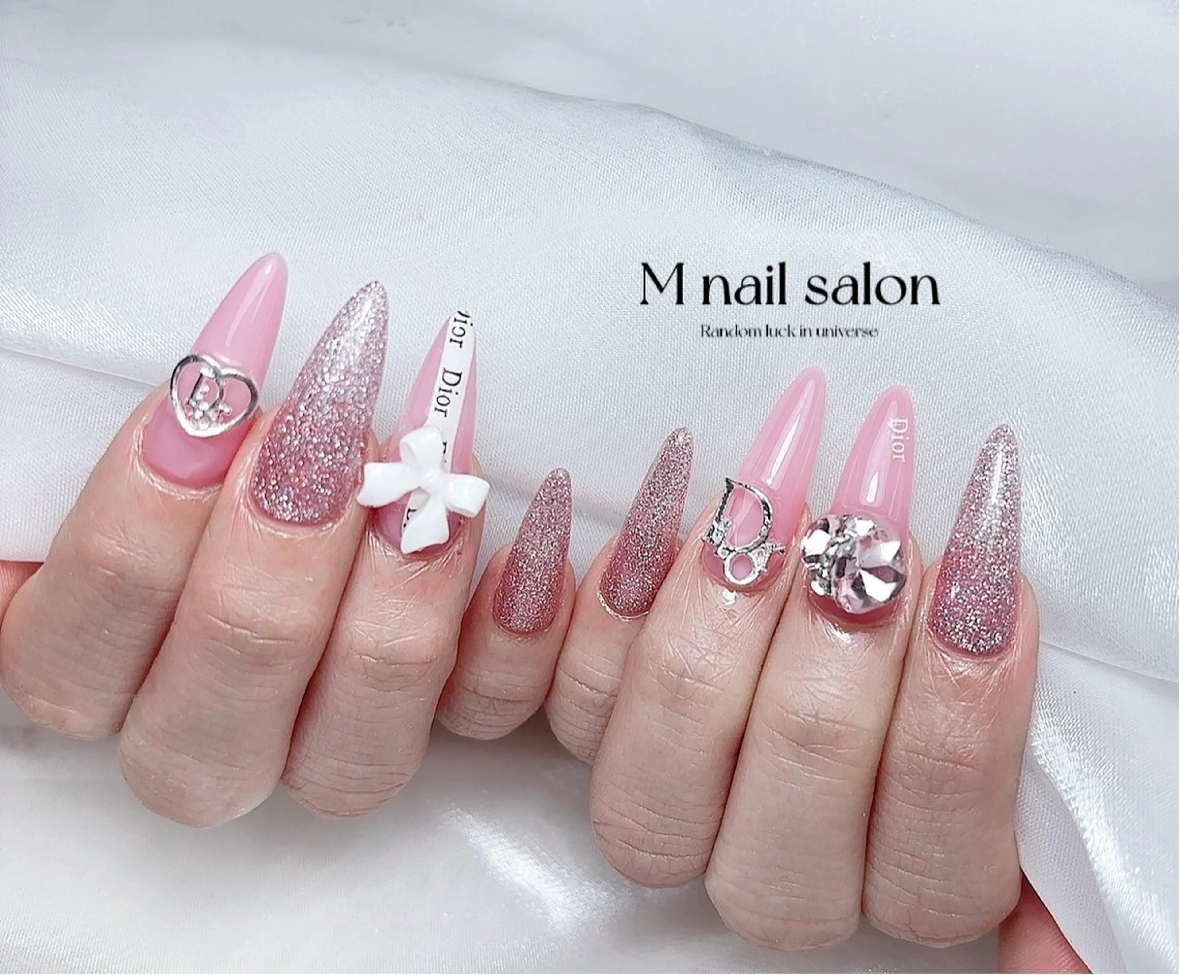 ネイル ハンドネイル M🌷nail 長さだし専門店のネイルデザイン