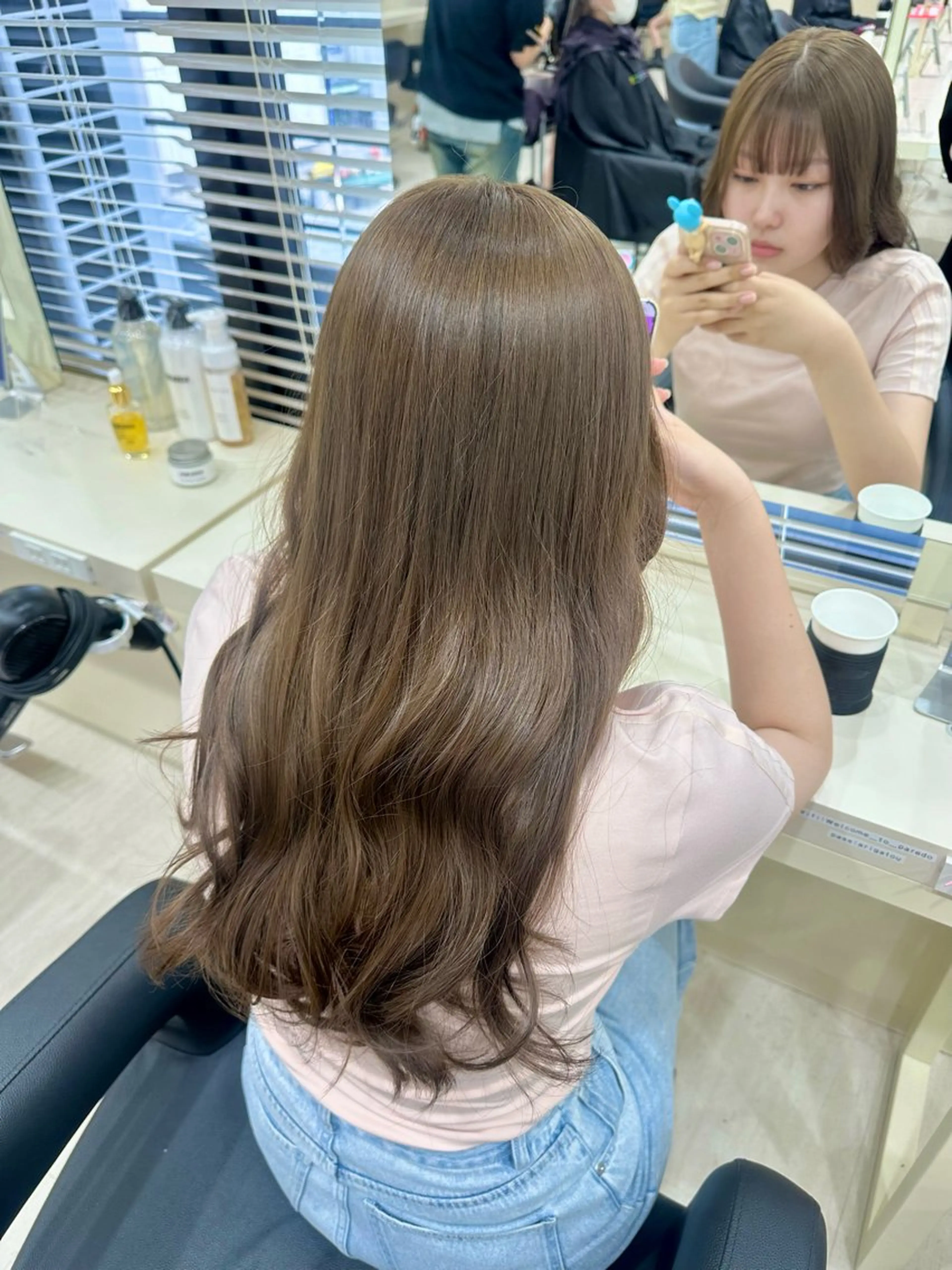 ロング カラー ヘアアレンジ 🎀 yuuka🎀のヘアスタイル