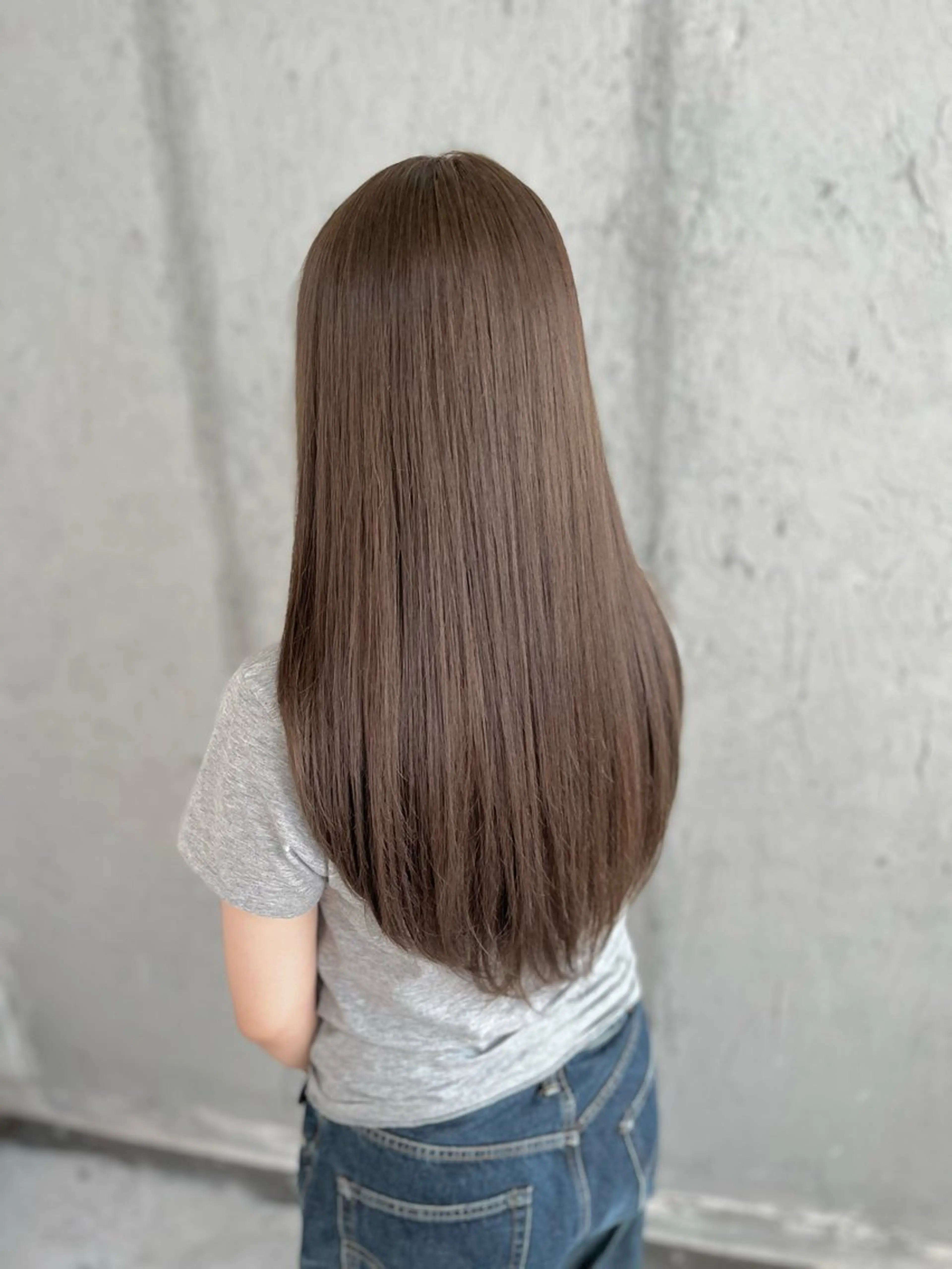 ロング カラー ヘアカラー トリートメント Mariana雛/ 西大分/ハイライトのヘアスタイル