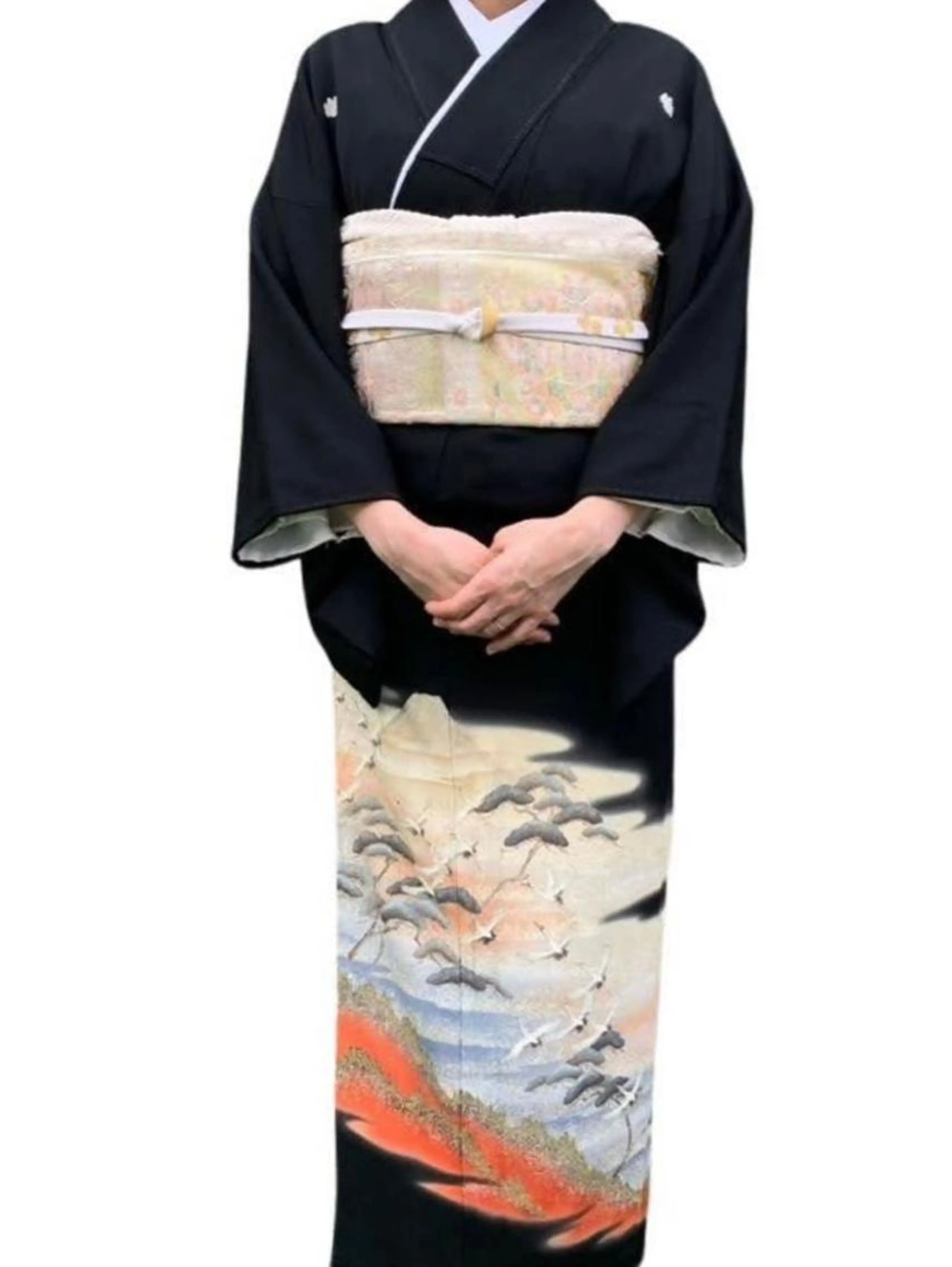 留袖着付けの写真