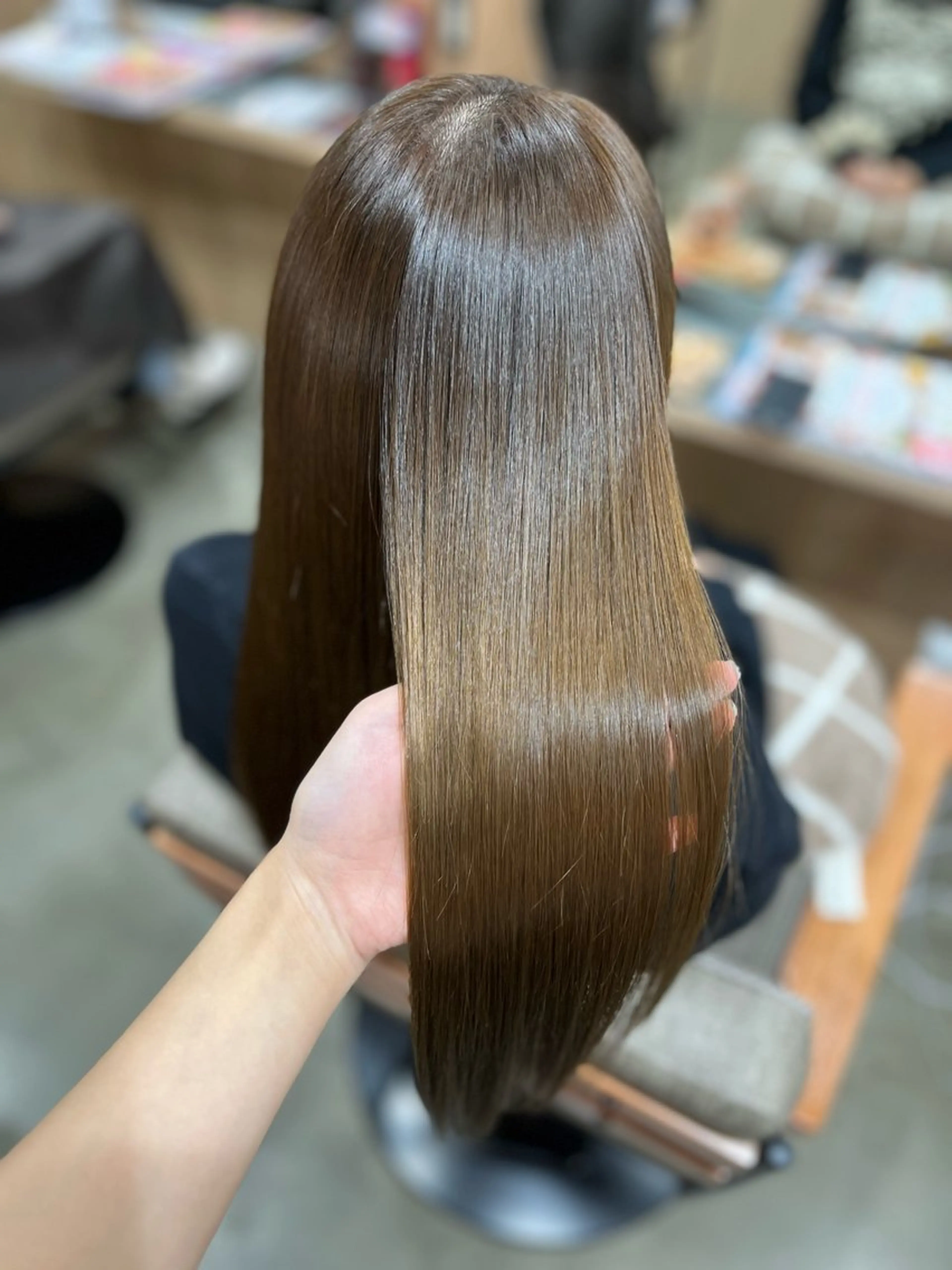 セミロング カラー ヘアカラー トリートメント 髪質改善/艶髪/透明 感カラー🫧ｼｽﾞｸのヘアスタイル