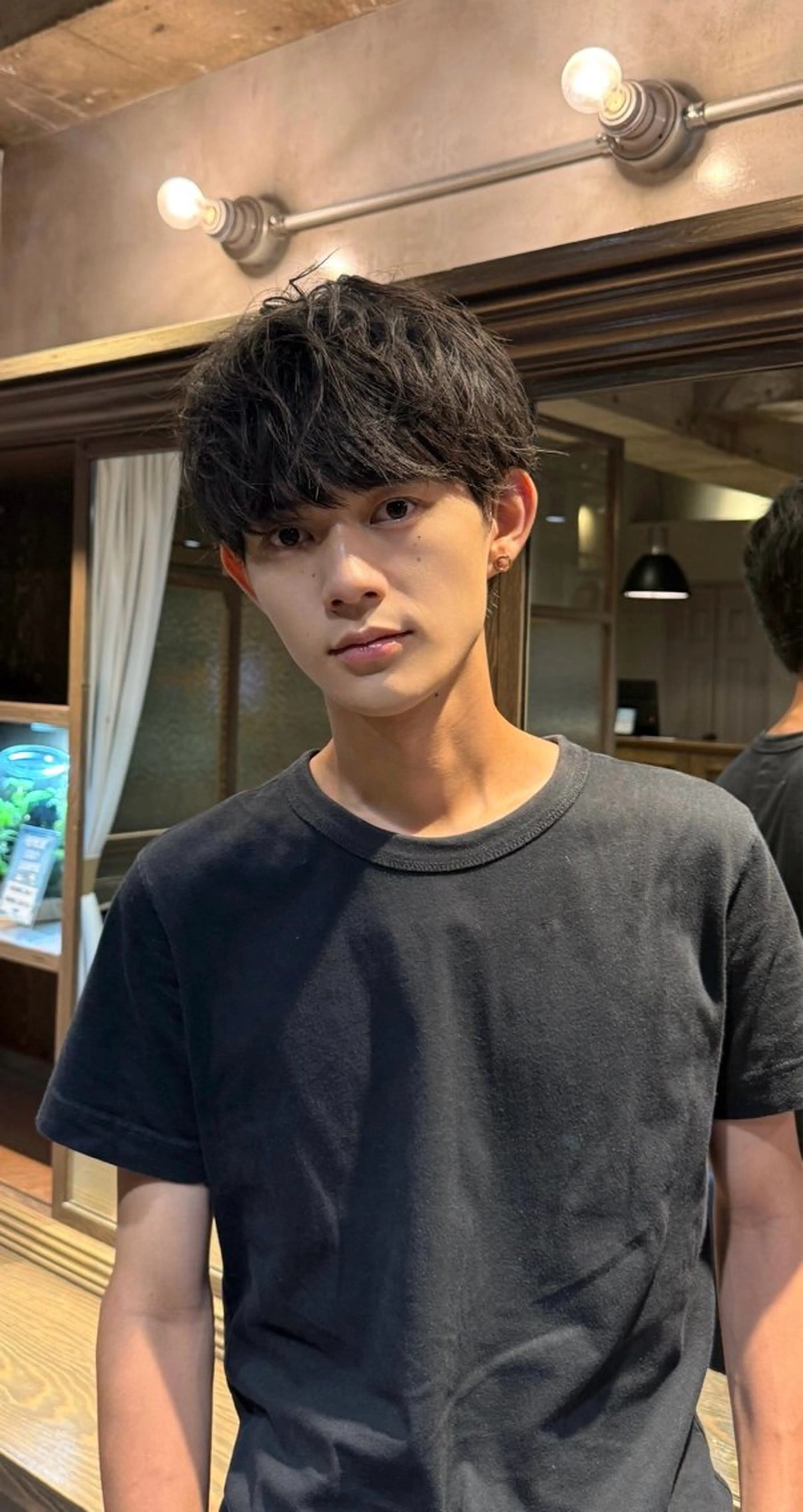 ショート パーマ メンズ メンズパーマ カット パーマ メンズ/佐藤 恒輝のヘアスタイル