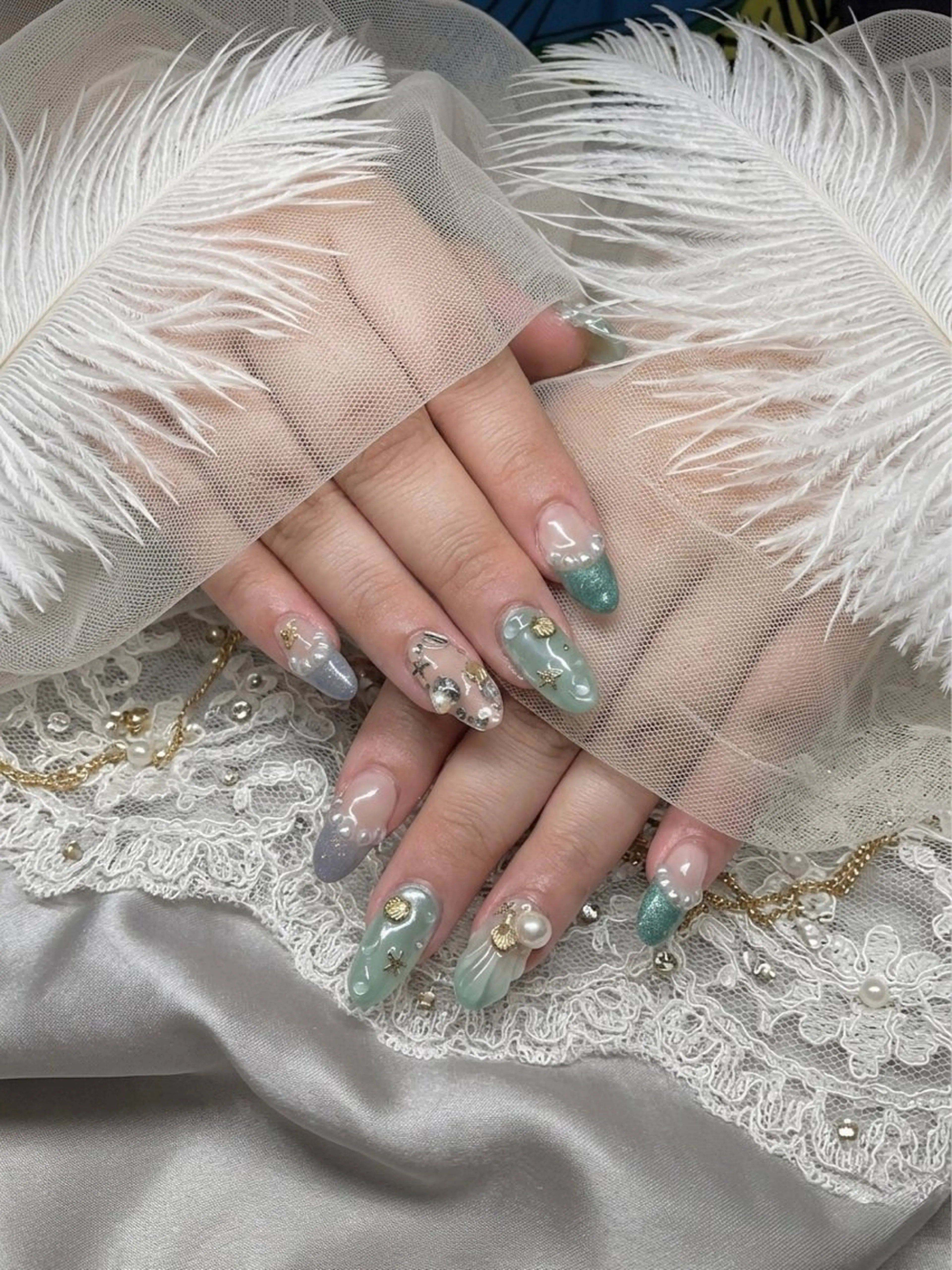 ネイル ハンドネイル 24時間営業 UNABOMBAのネイルデザイン