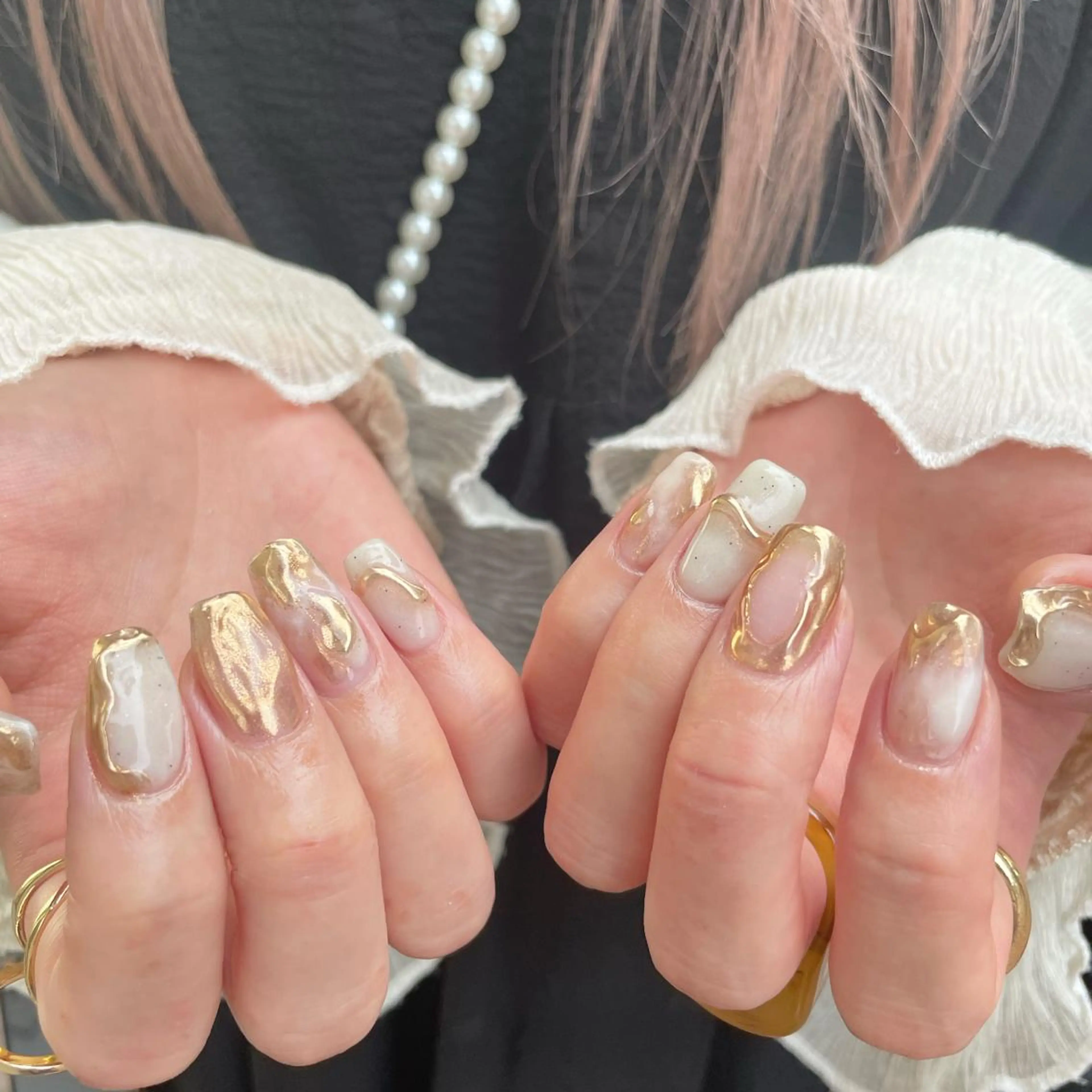 🤍1番人気!パラジェル nail artやり放題の写真