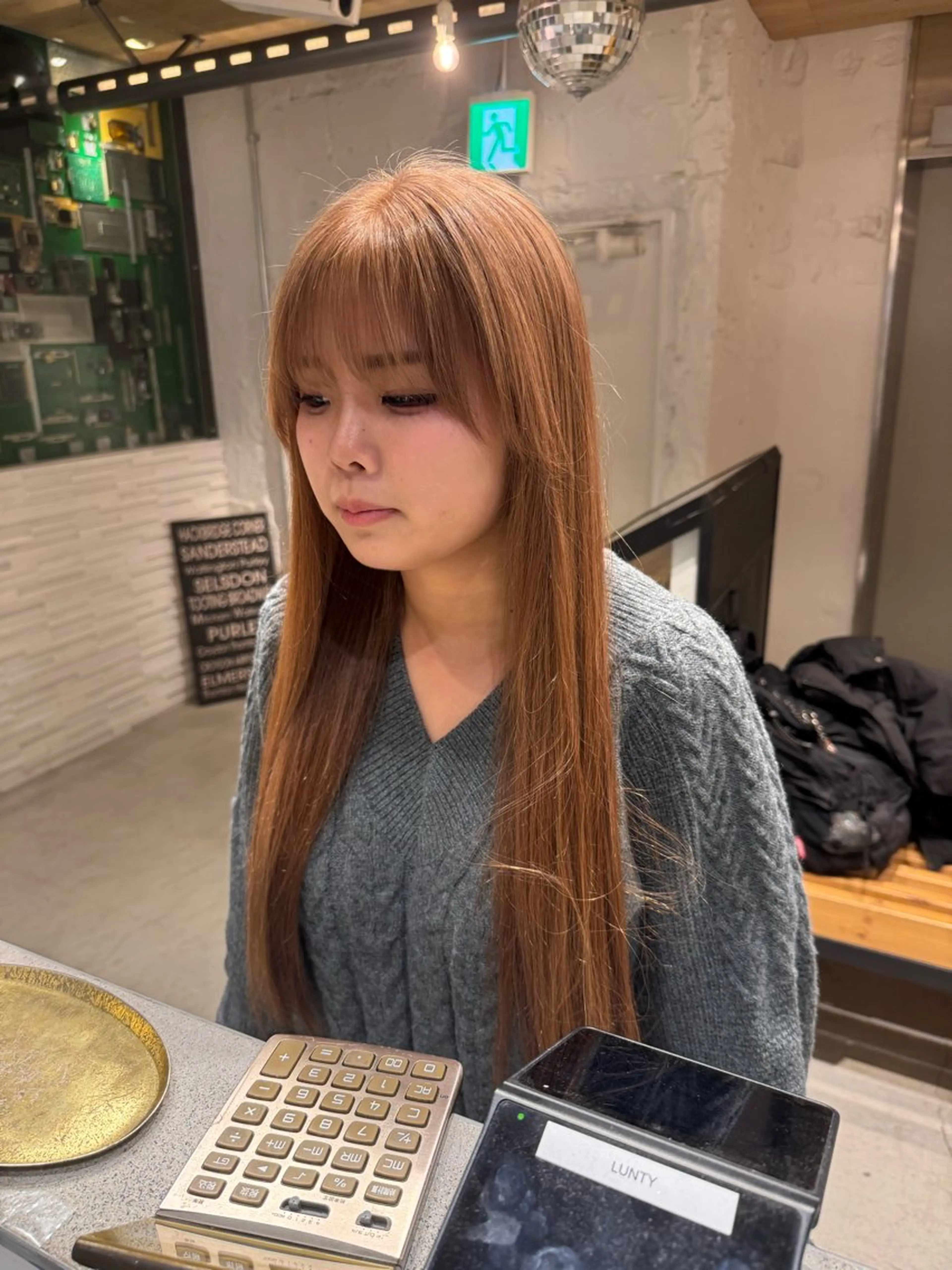 ロング ヘアカラー トリートメント 🌶推しカラー RINA🌶´-のヘアスタイル