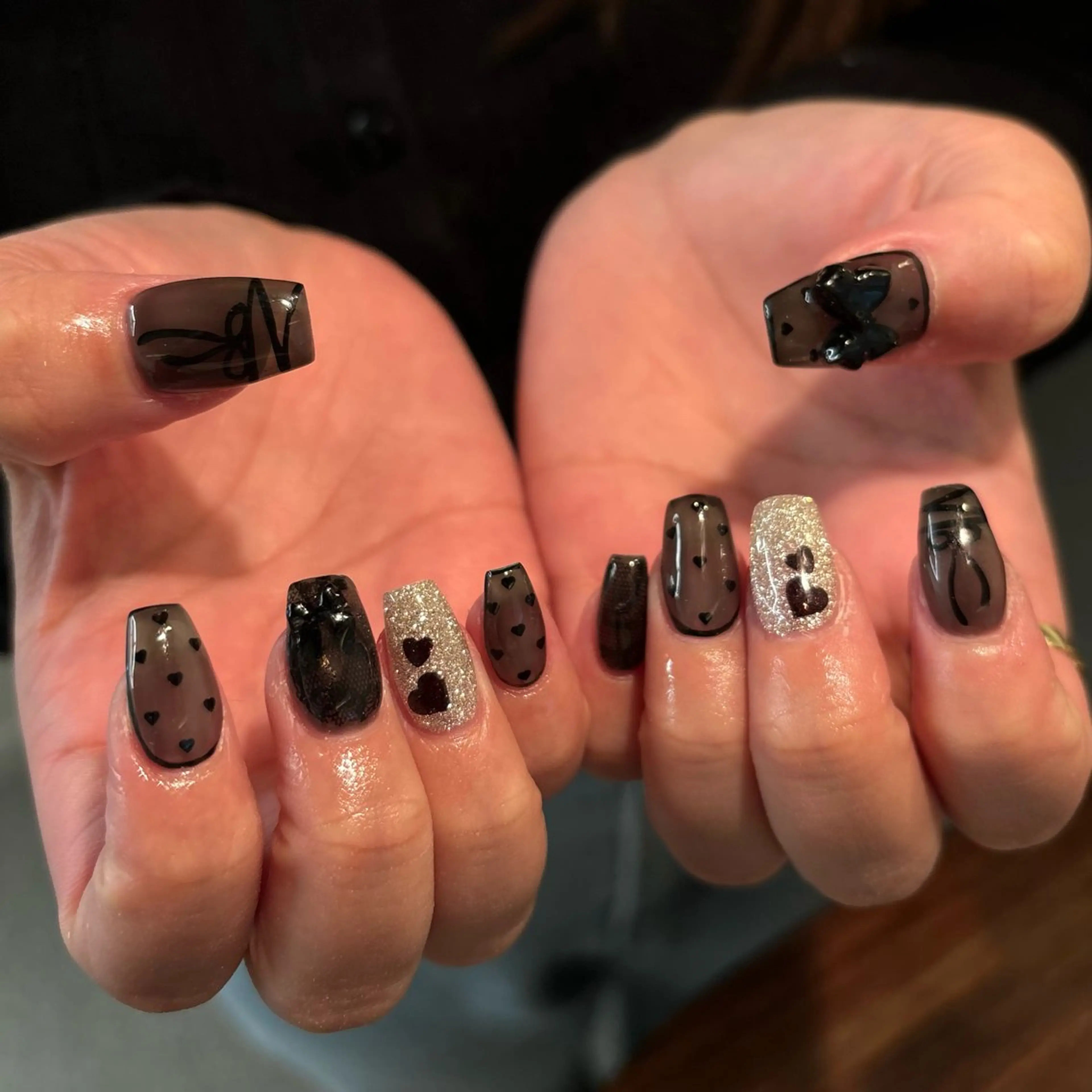 オフ込み10本長さだし＋10本アート❕🩷の写真