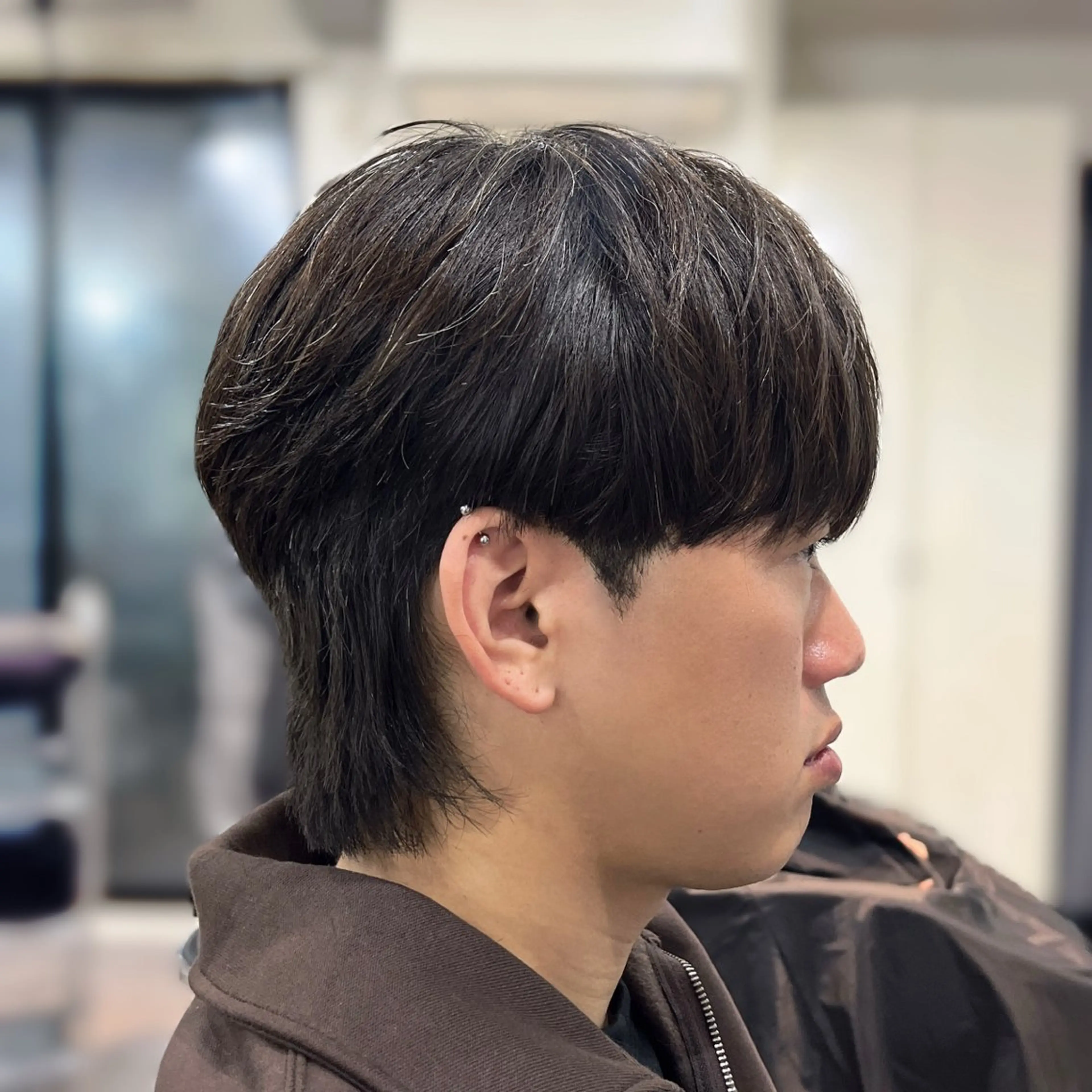 カット＋曲がる縮毛矯正＋ダウンパーマの写真