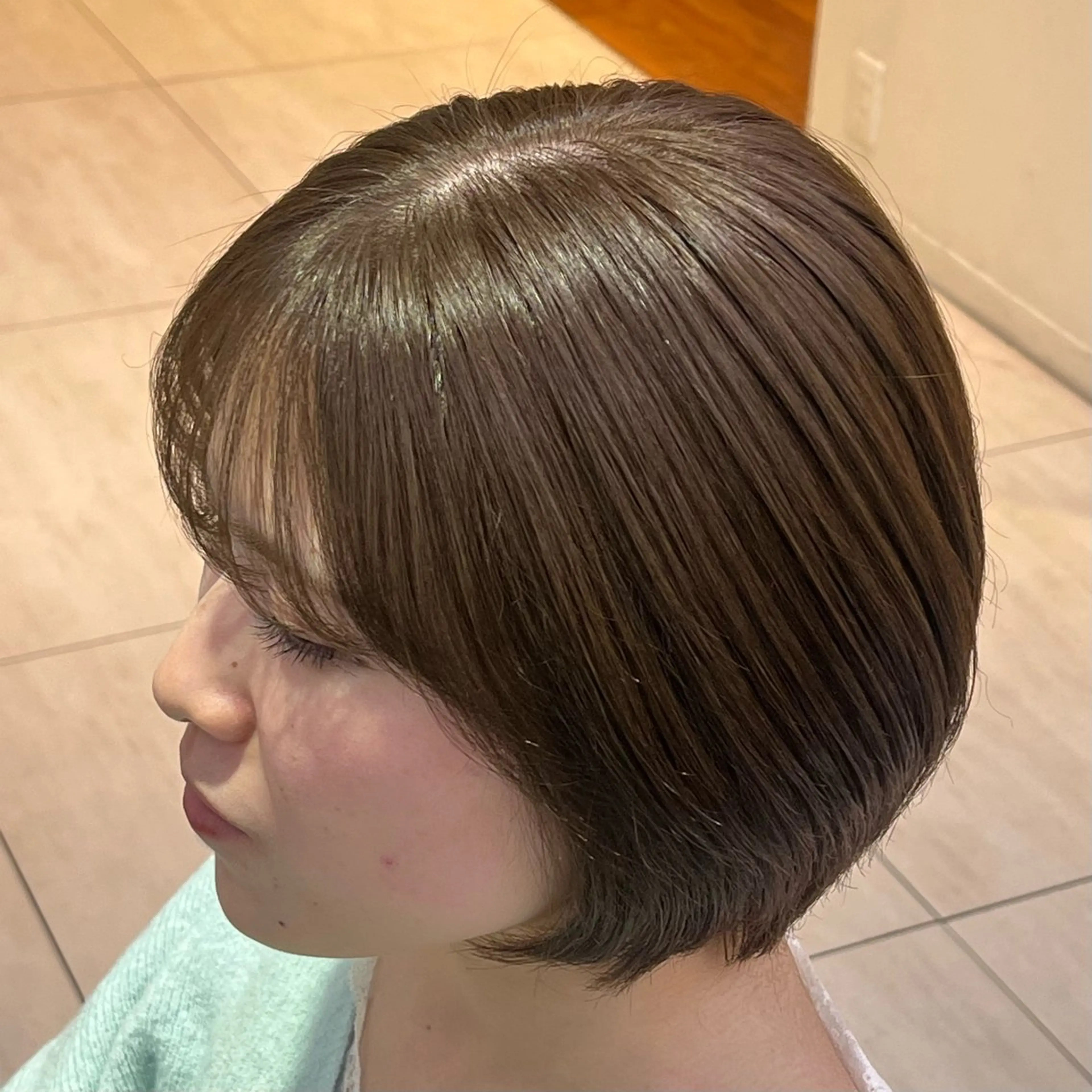 ショート ショートヘア ワンホンパーマ/ 菜月のヘアスタイル