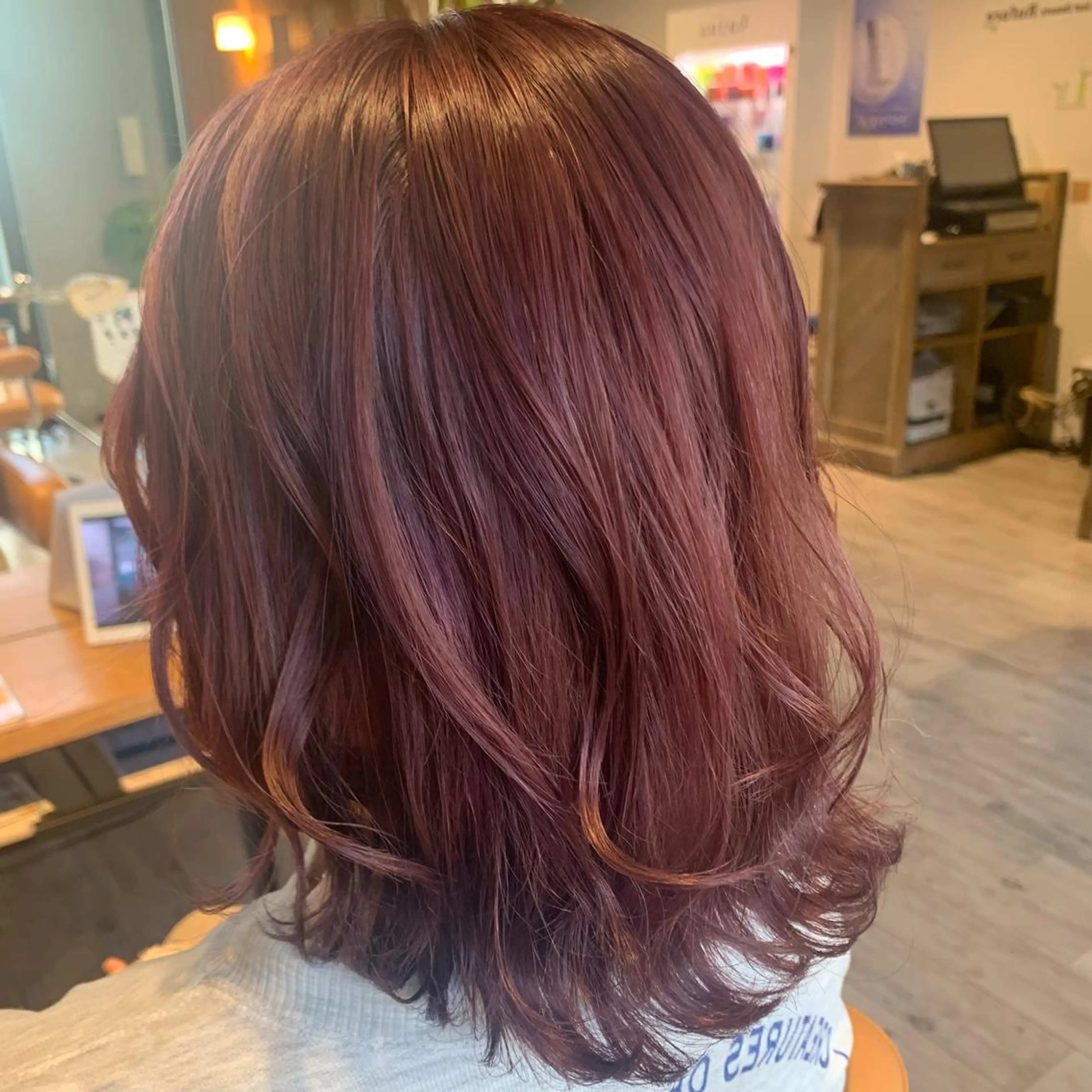 ミディアム 髪質改善 🫧しろがねのヘアスタイル