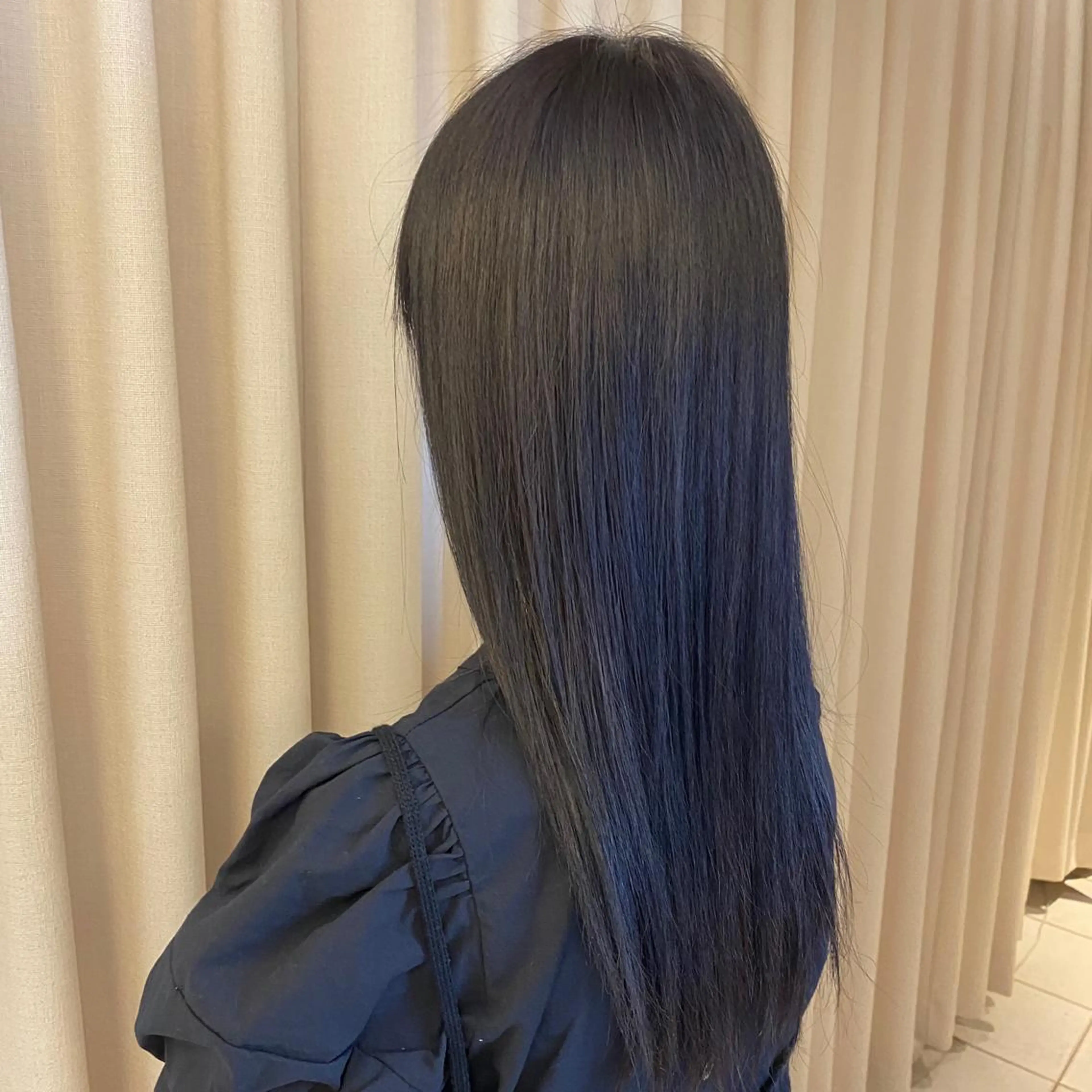 ロング カラー ノンダメージ⭐️ 透明感カラー中田七菜のヘアスタイル