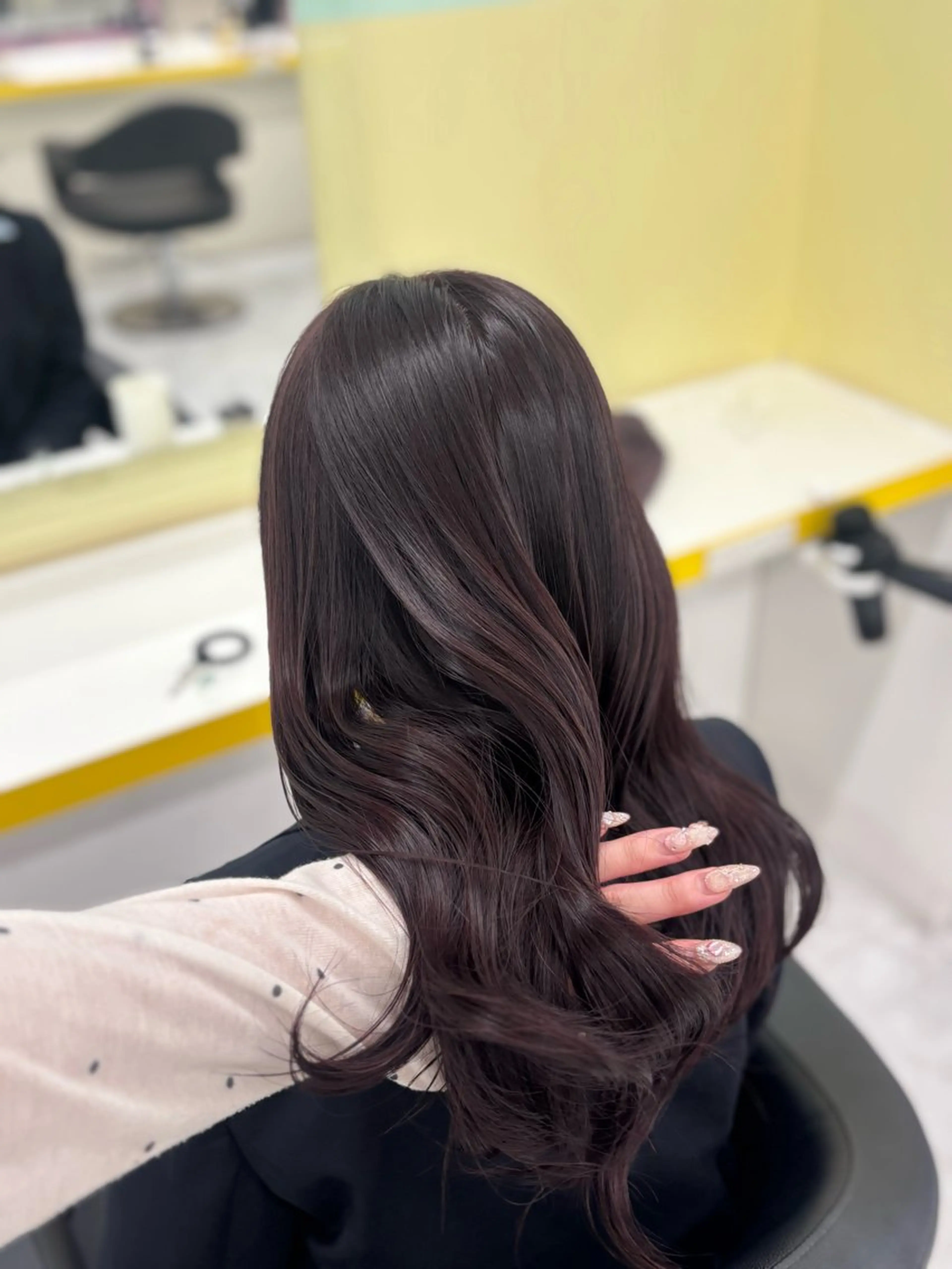 カラー 透明感🫧韓国 🫧hana🫧のヘアスタイル