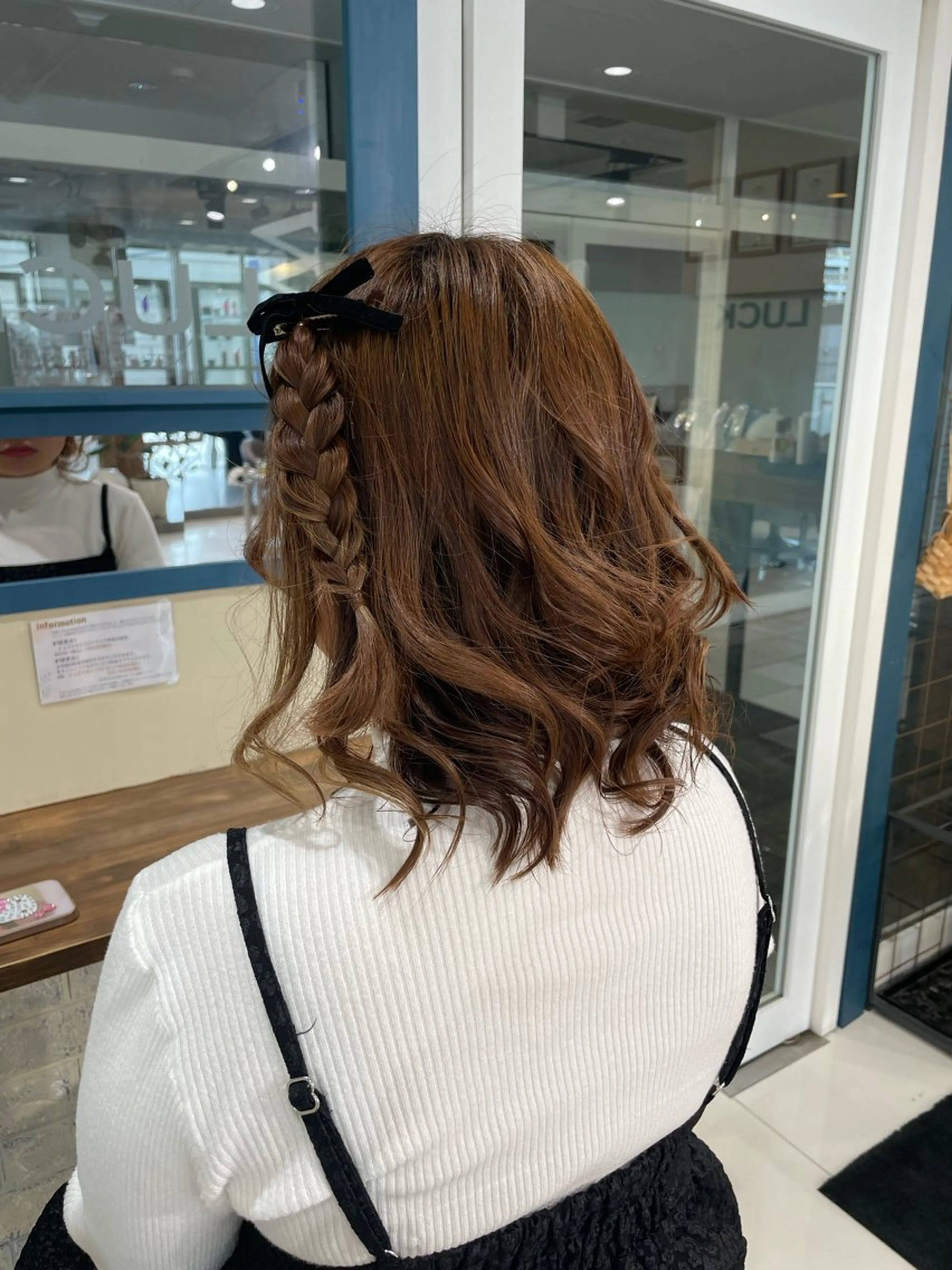 ミディアム ヘアアレンジ ♚Honoka♚ カラーモデル募集中のヘアスタイル