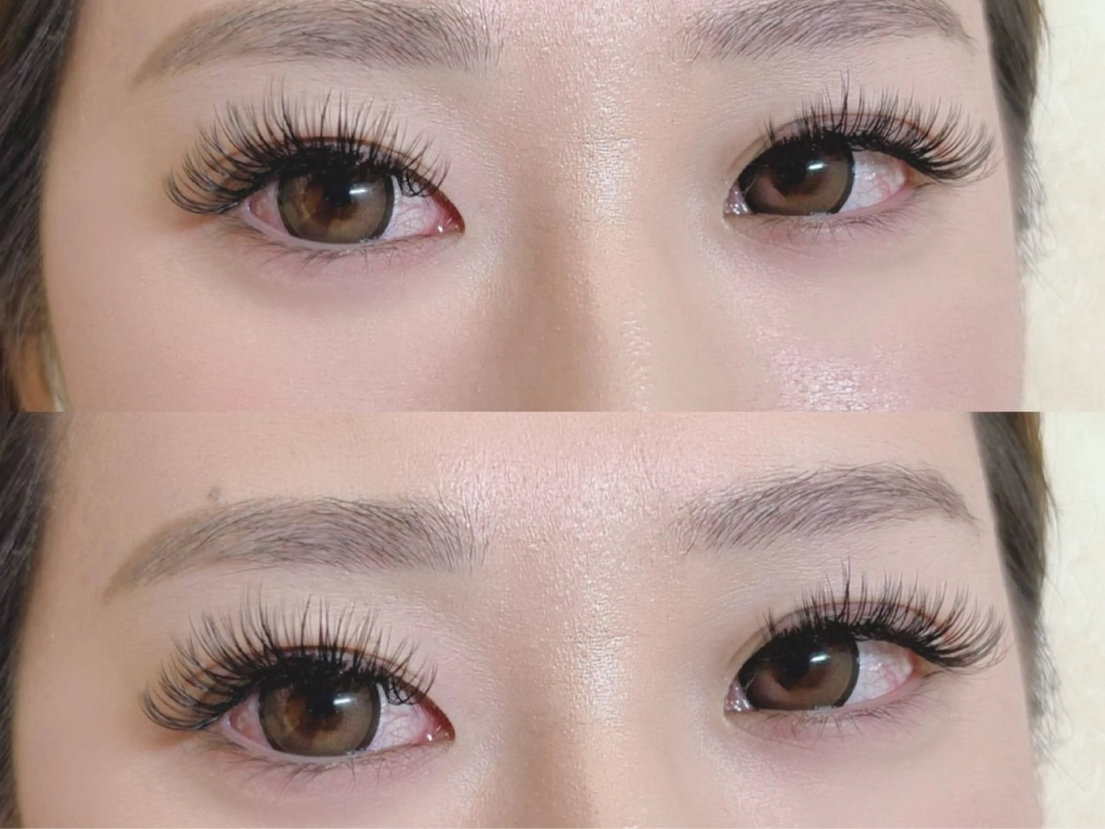 マツエク・マツパ 付け放題 バインドロック 束感まつ毛 フラットラッシュ パリジェンヌラッシュリフト マツエク オーロラ所属・AURORA RINAのマツエク・マツパデザイン