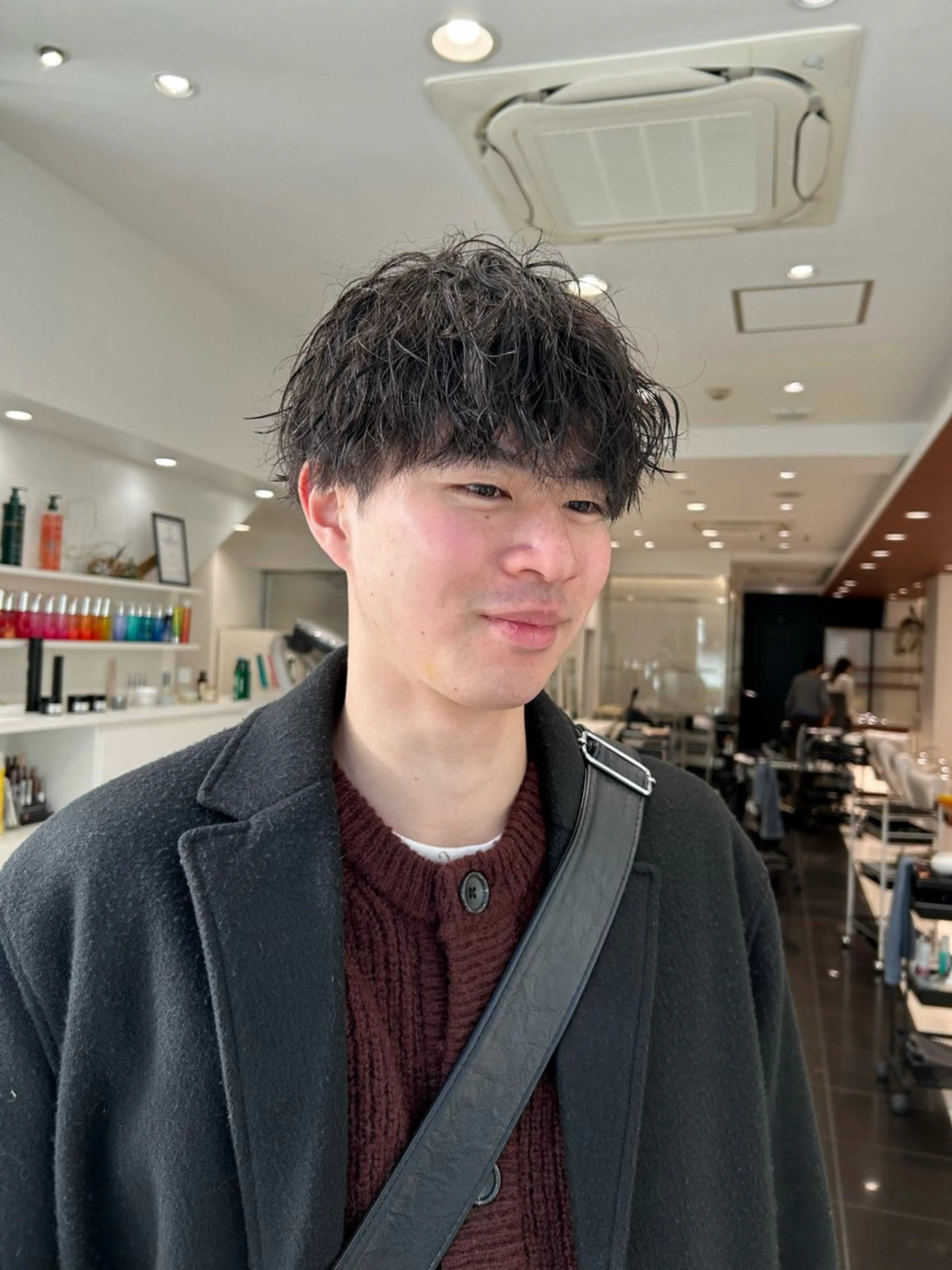 パーマ メンズ パーマ オオタ ユイナ🌈のヘアスタイル