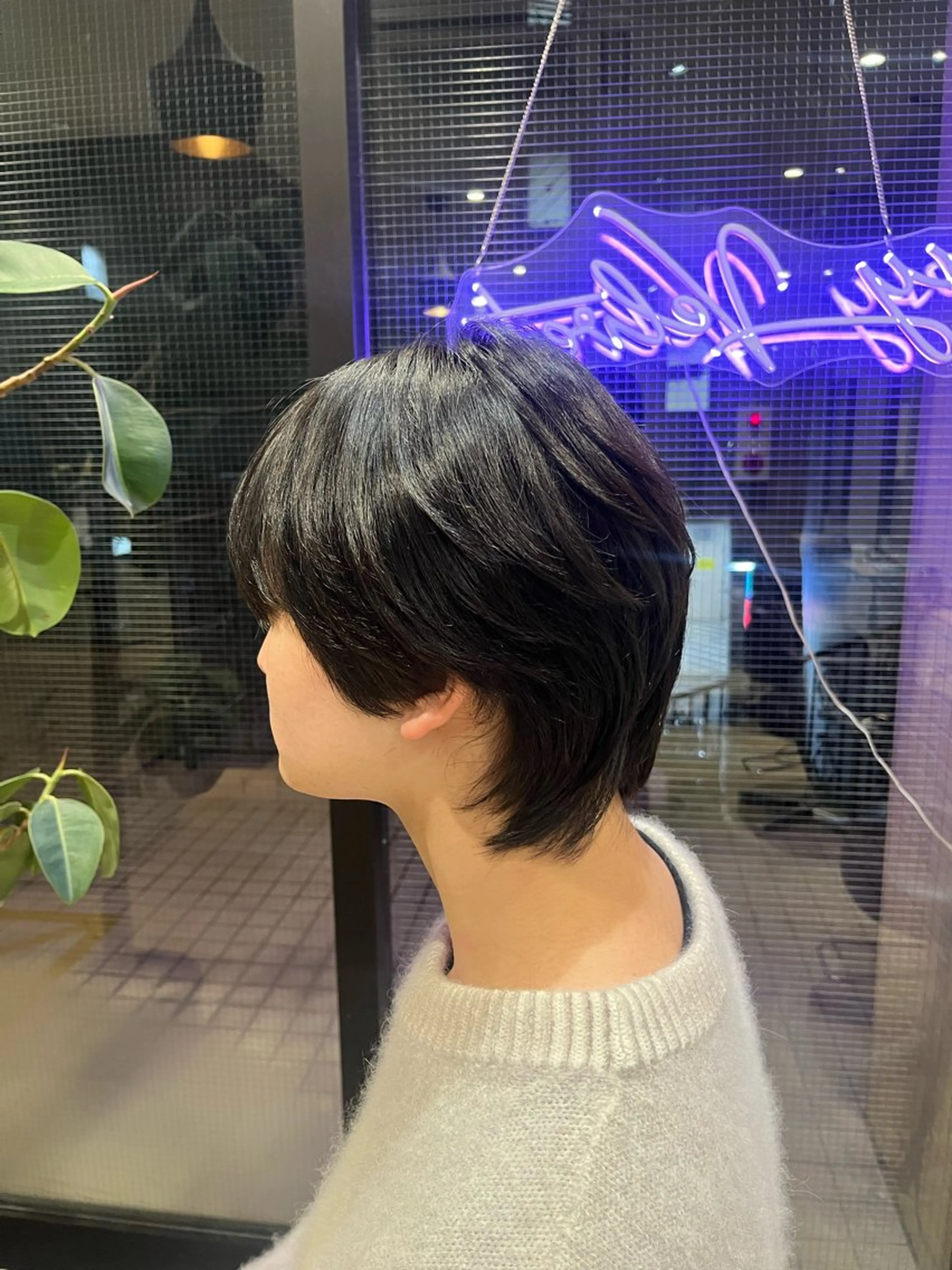 メンズ カット ヘッドスパ みわ/博多 ブリーチ/メンズヘアのヘアスタイル