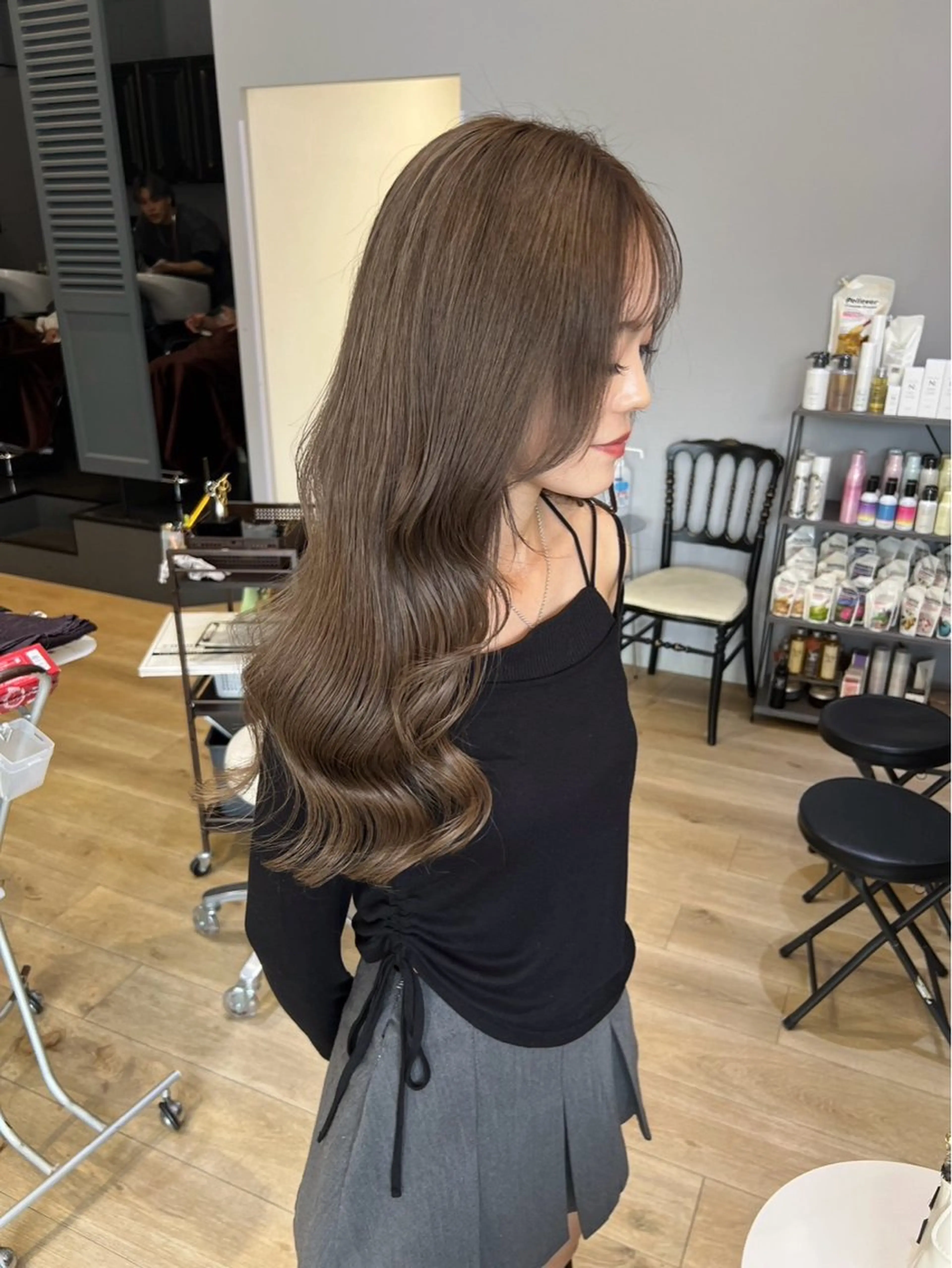 ロング カラー カット ヘアカラー トリートメント Chere by azuri所属・Chere by azuriのヘアスタイル