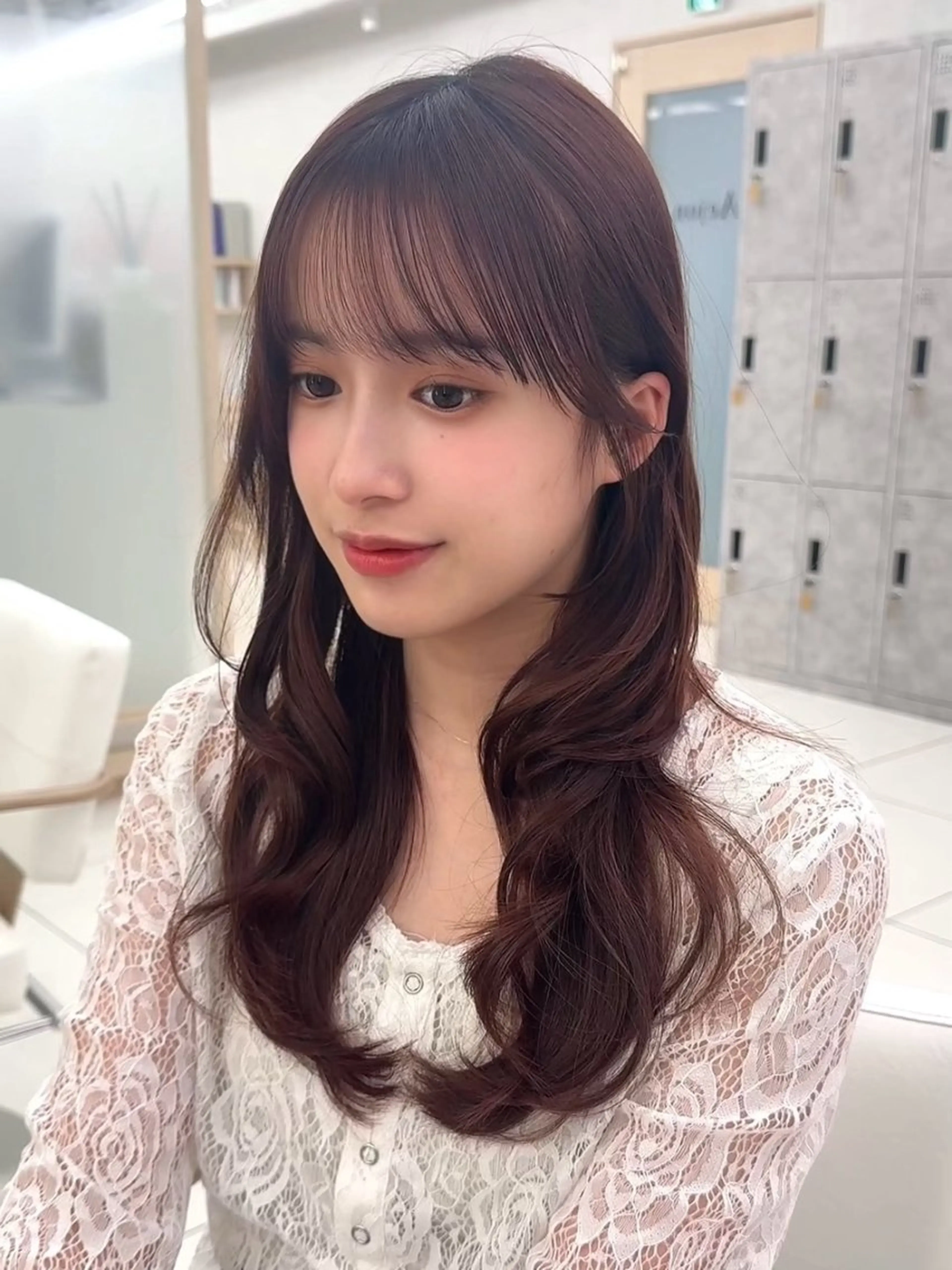 ロング 顔周り🇰🇷韓国 レイヤー/いづみ💞のヘアスタイル