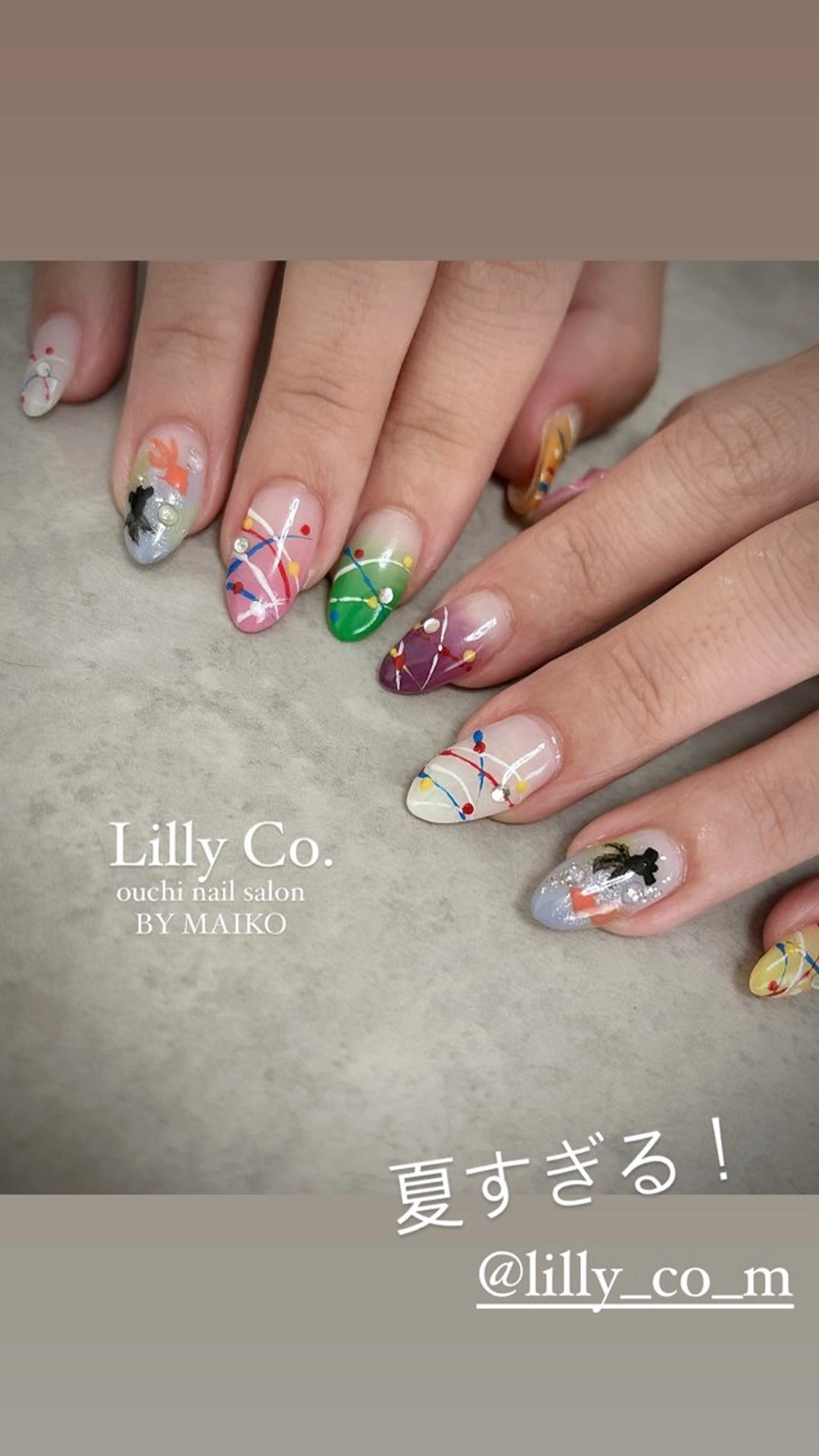 ネイル ハンドネイル ハンドケア Lilly Co.のネイルデザイン