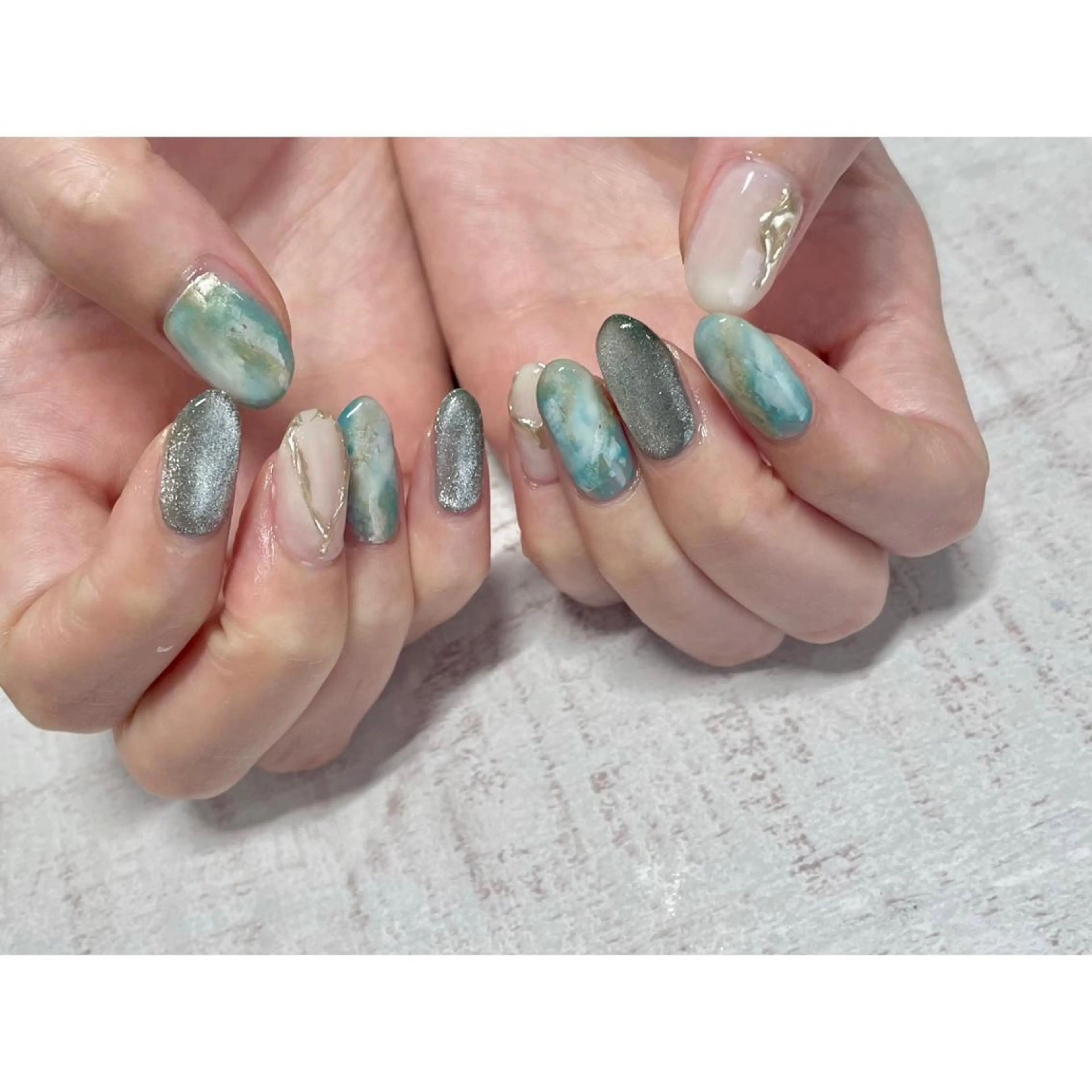 ネイル 𖡼 yumenoのネイルデザイン