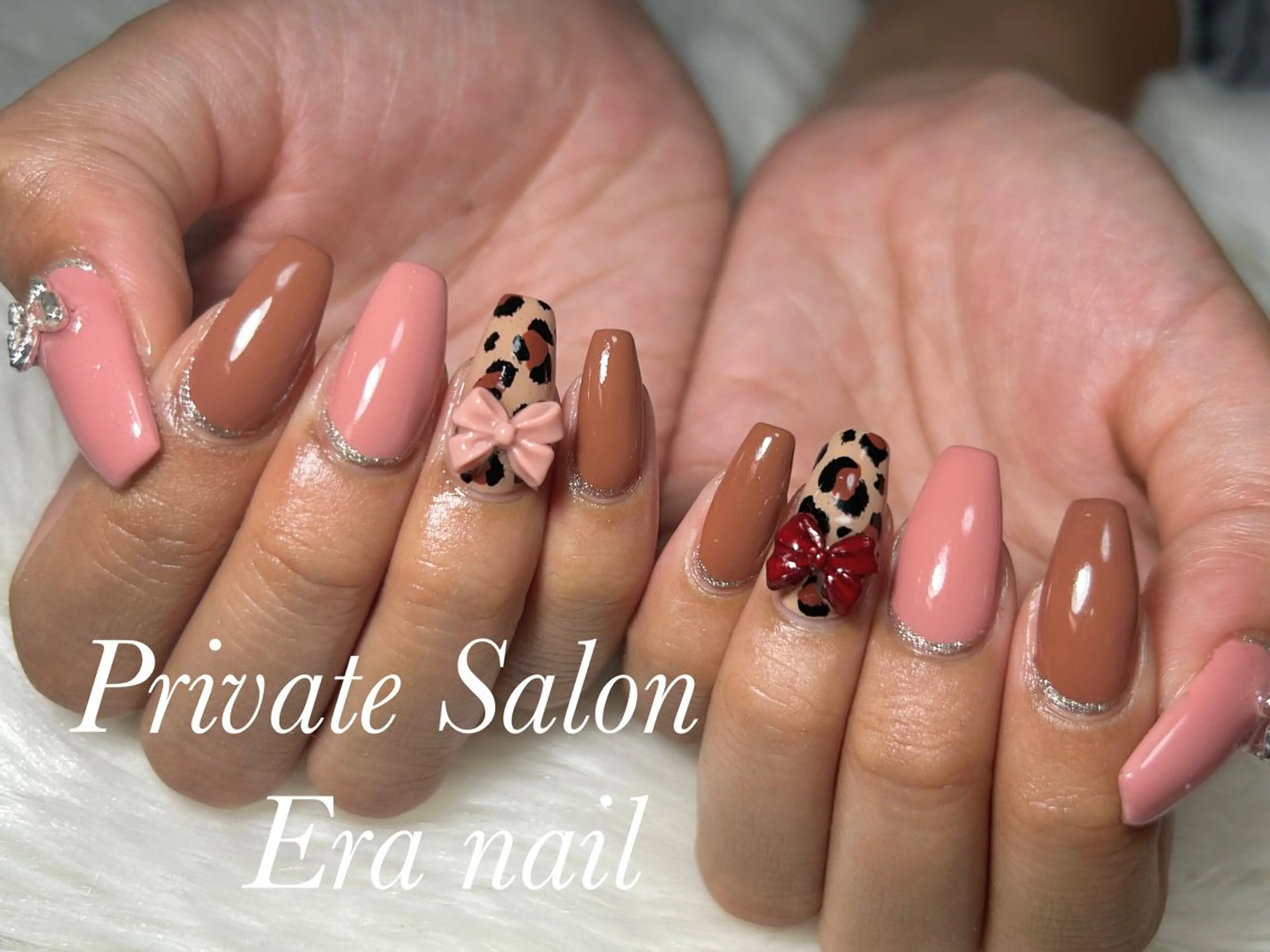 ネイル アニマル柄 ハンドネイル Era nailのネイルデザイン