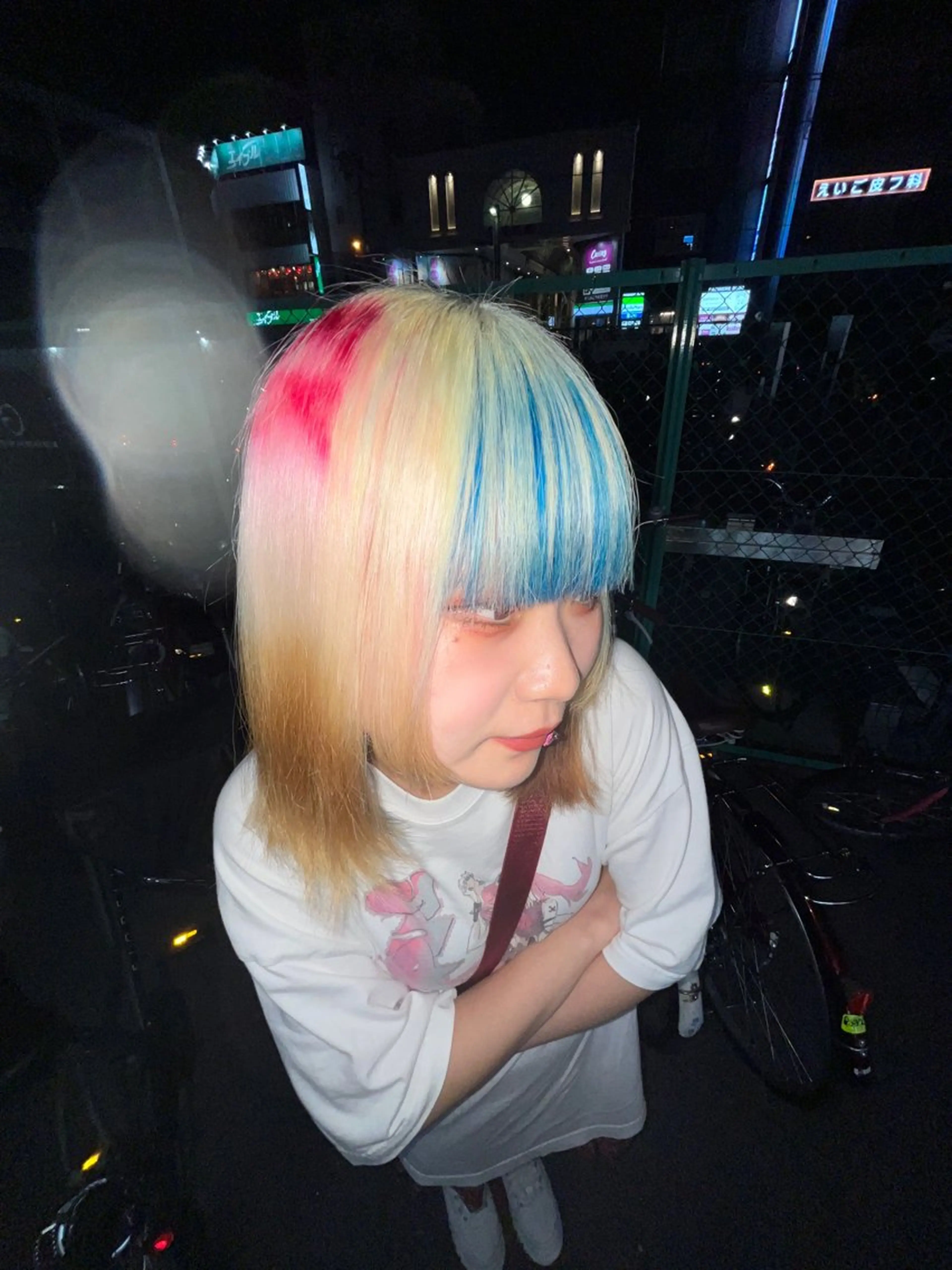 カラー ブリーチ デザインカラー インナーカラー ユリナ /Chlori淡路店のヘアスタイル