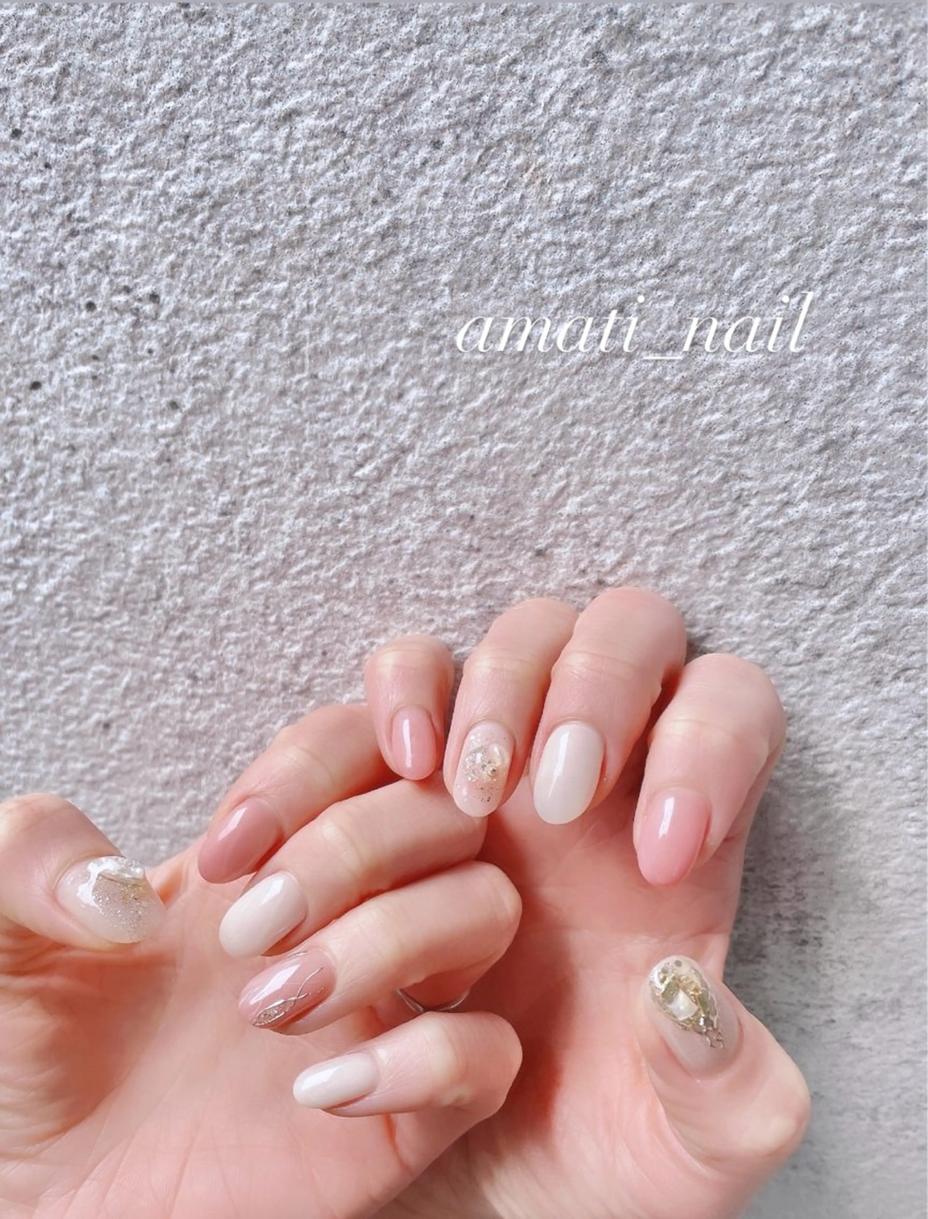 ネイル フットネイル ジェルネイル マグネットネイル ミラーネイル ニュアンスネイル ハンドネイル amati_nail TAKAKOのネイルデザイン